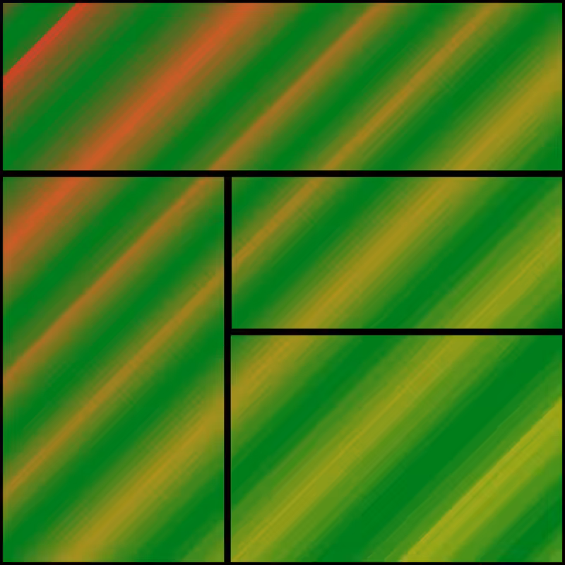 Stacked Mondrian #12