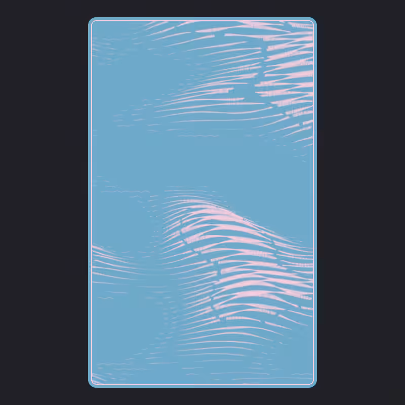 Topographic Playing Card #33