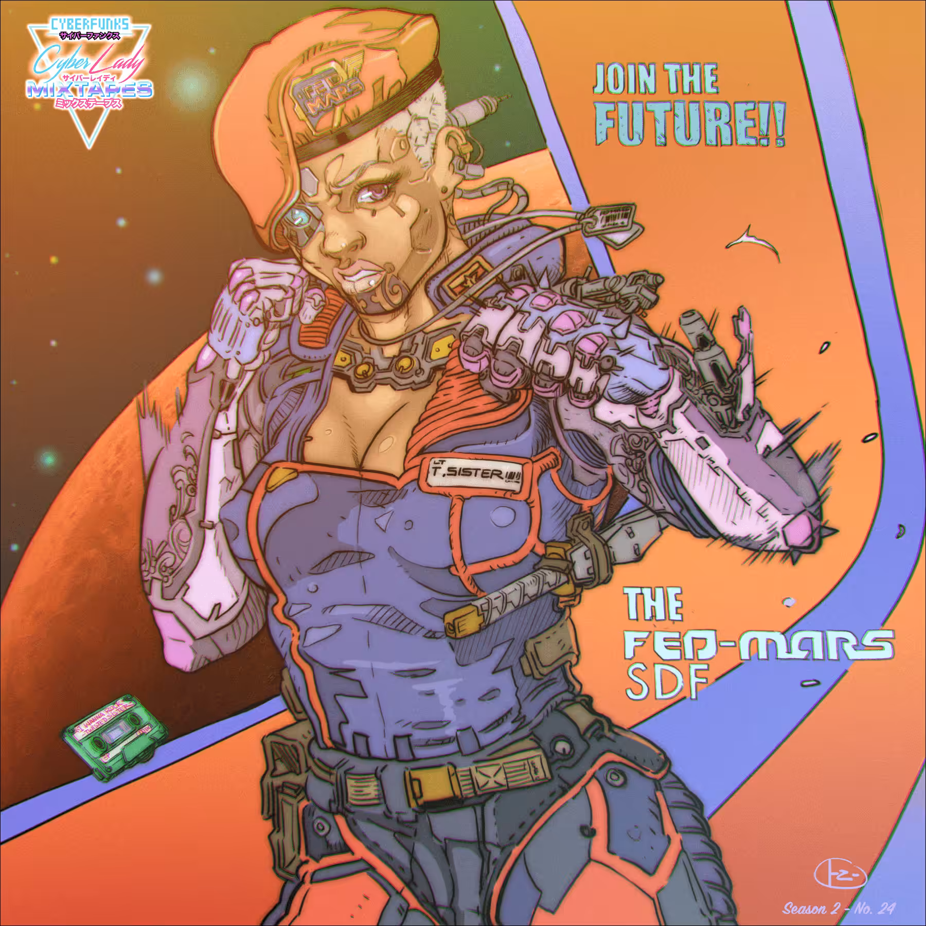Cyberfunks-Season 2, CyberLady Mixtapes No.24