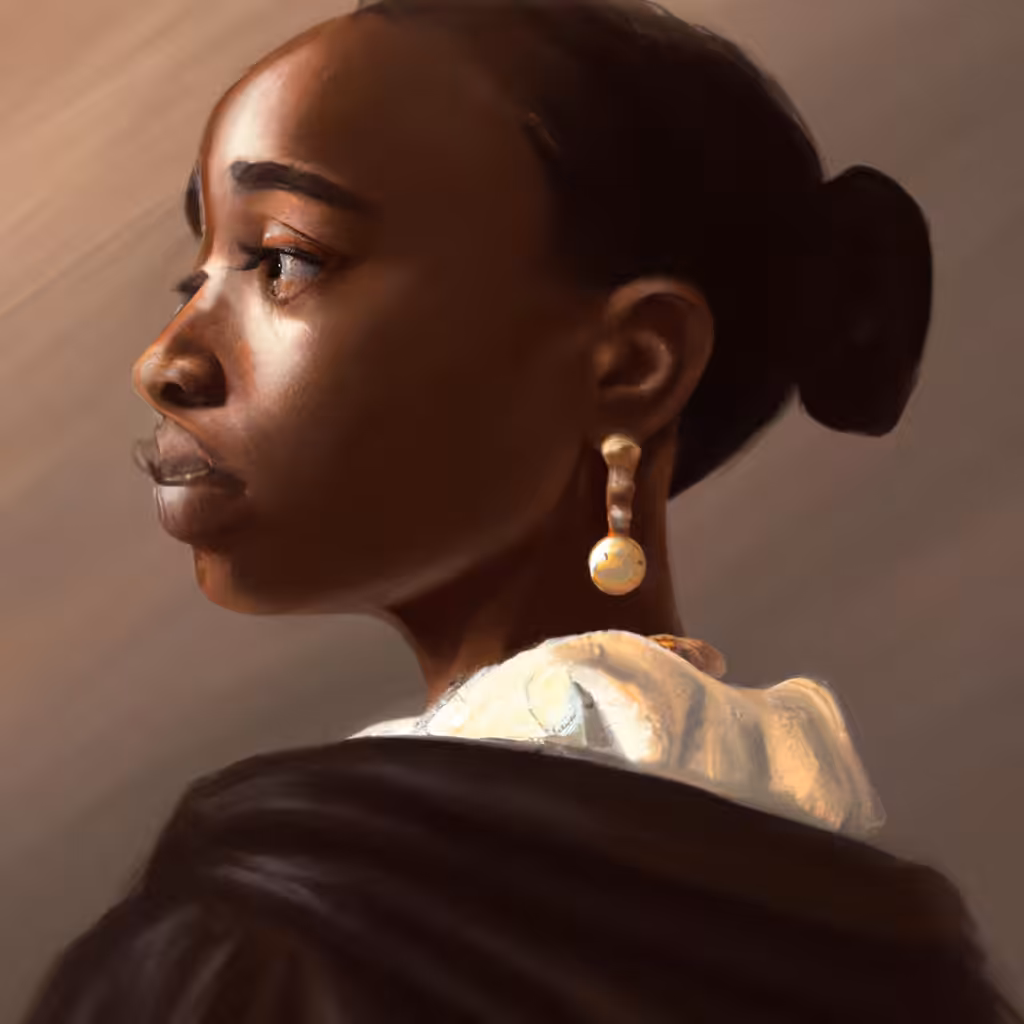 'Girls in Galleries with Pearl Earrings': Photograph #31