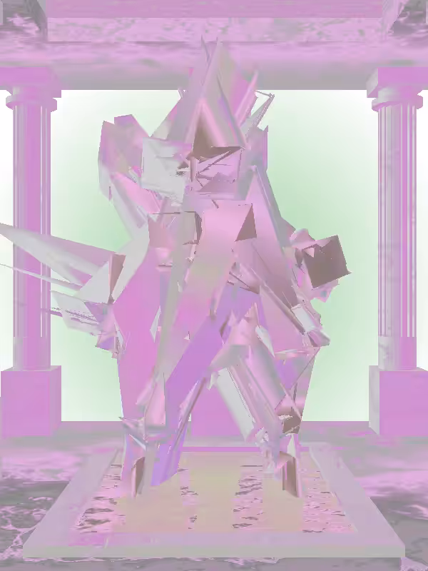 HeavenComputer: The Dancing Luminescent Beige Woman #2617