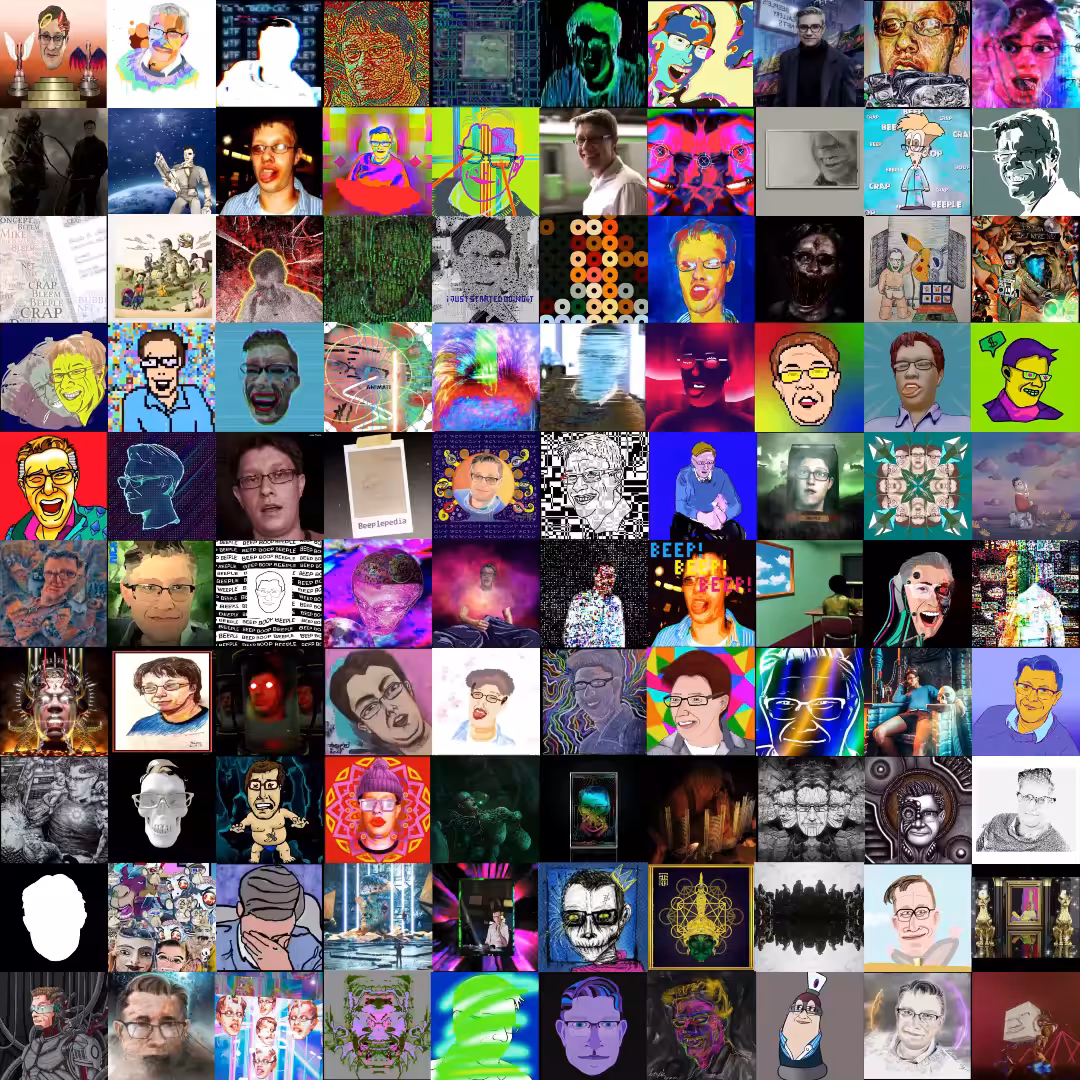 #whatsyourbeeple #1 to #100