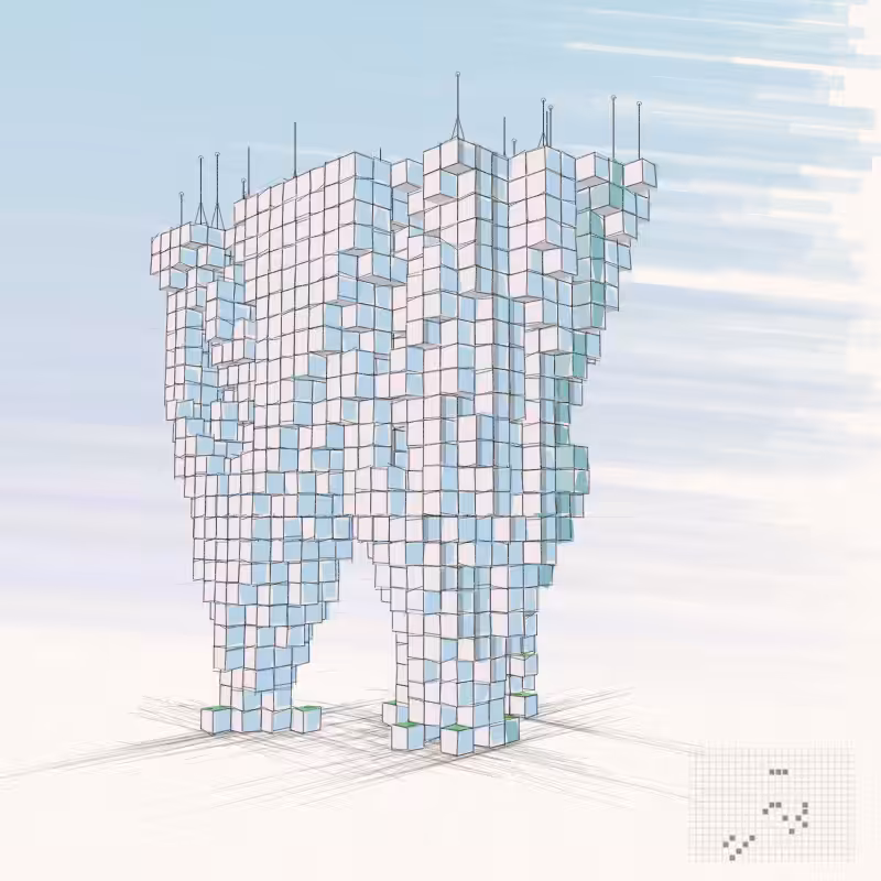Cellular Skyscrapers #101
