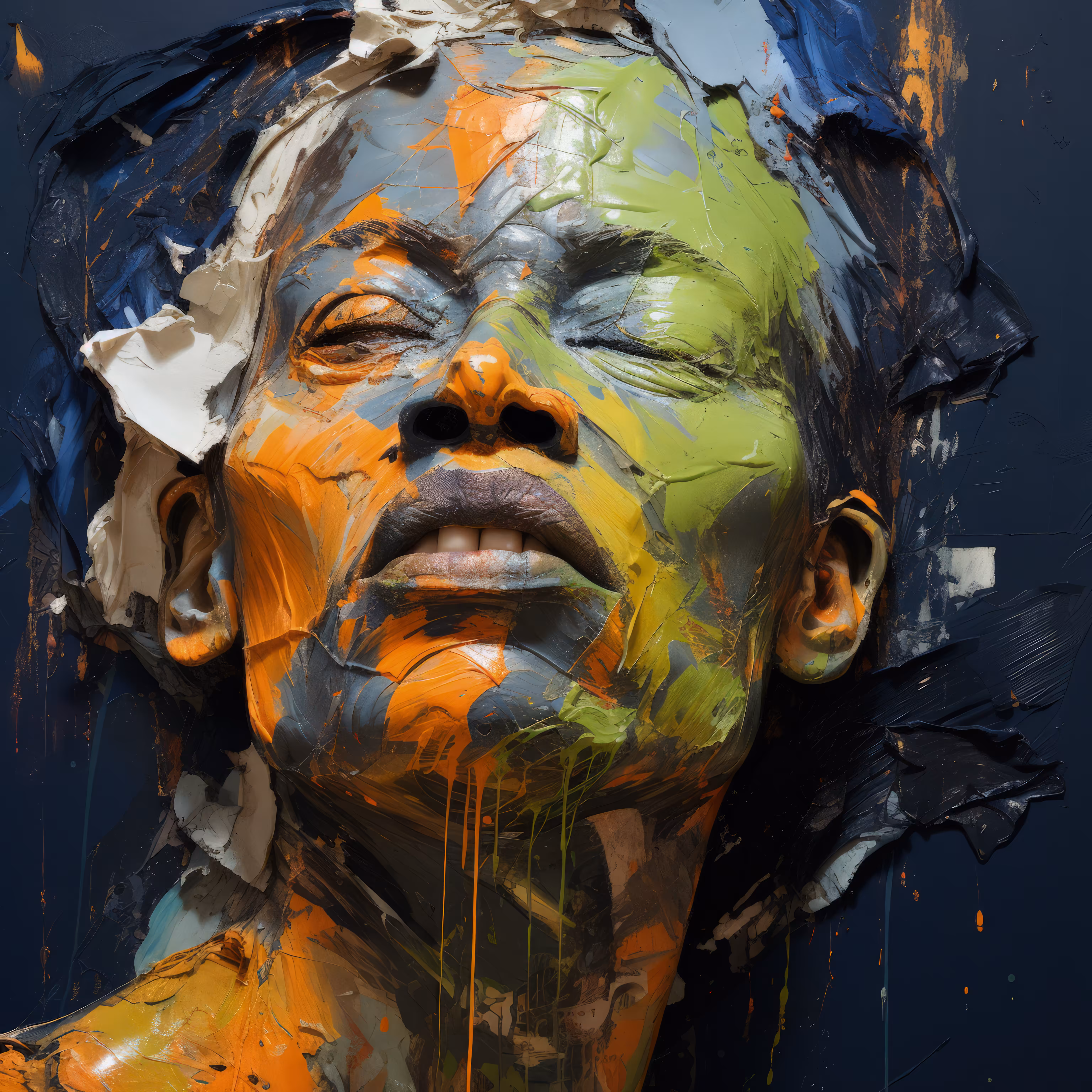 Painted Heads: #16