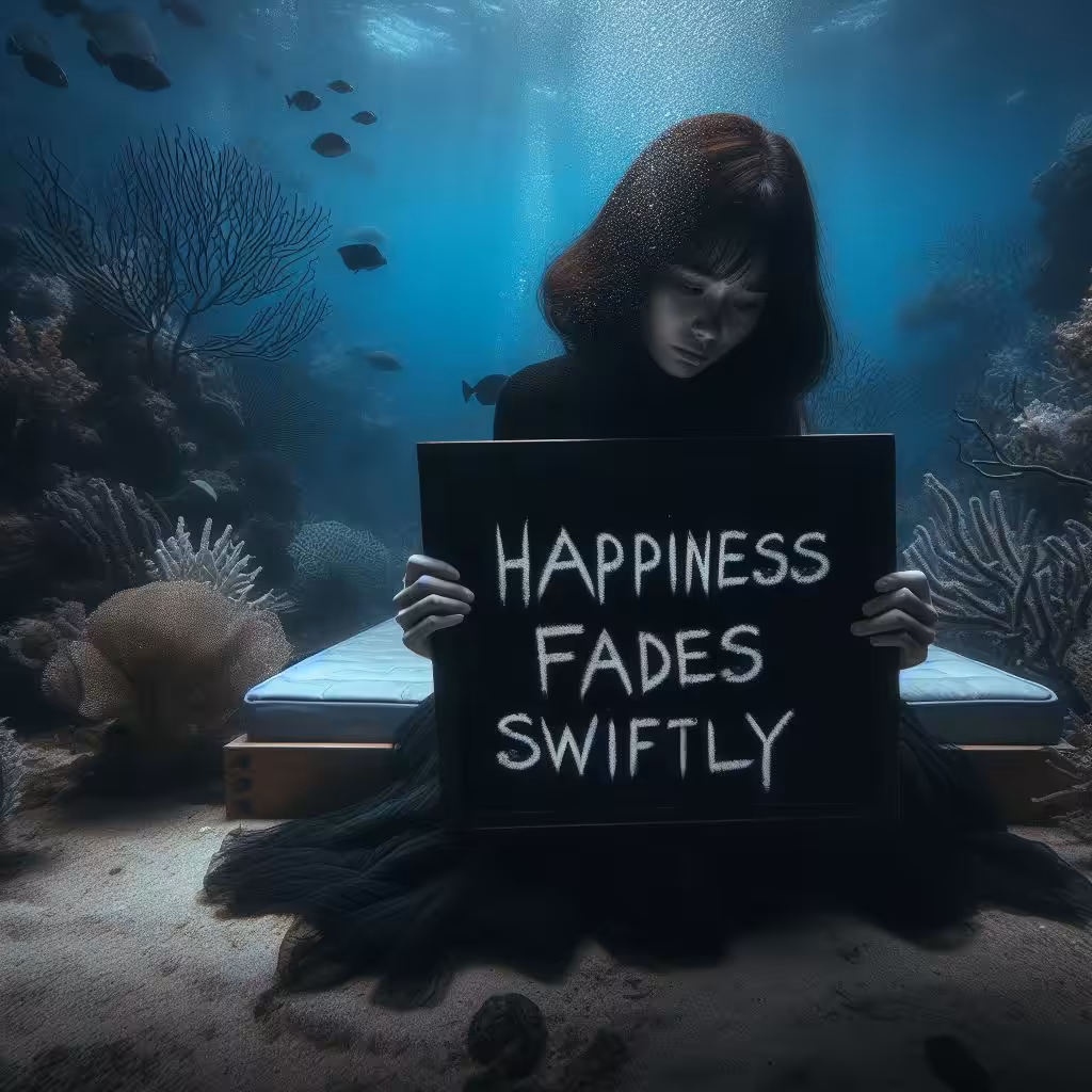 Happiness Fades Swiftly