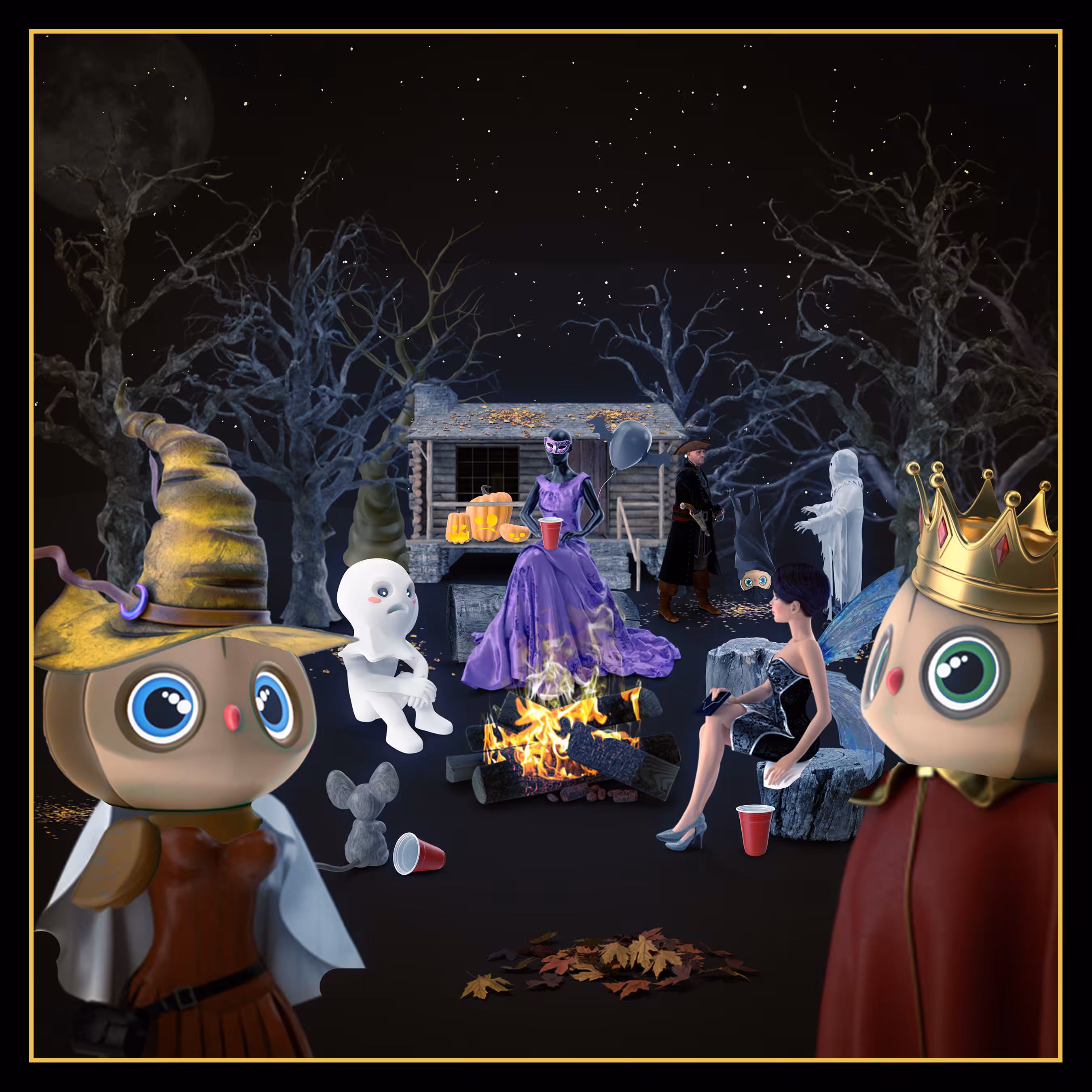 Oopsy, Marty and the Gang Halloween 2021