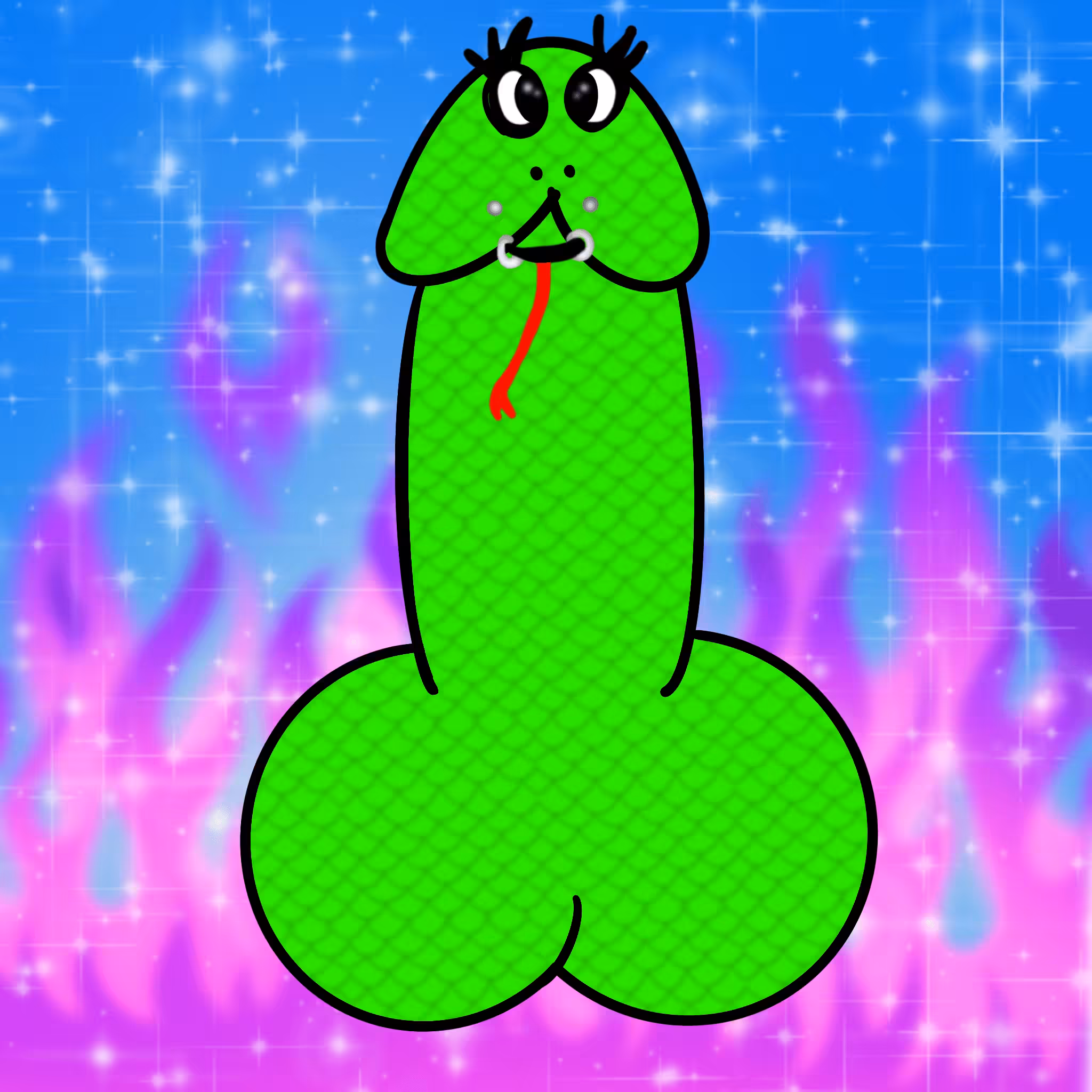 2 eyed trouser snake 