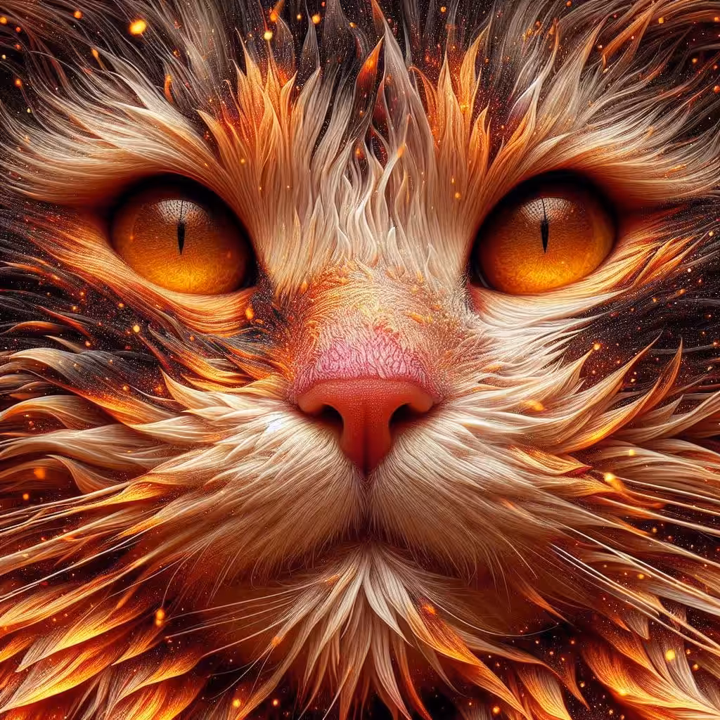 Artistic cat