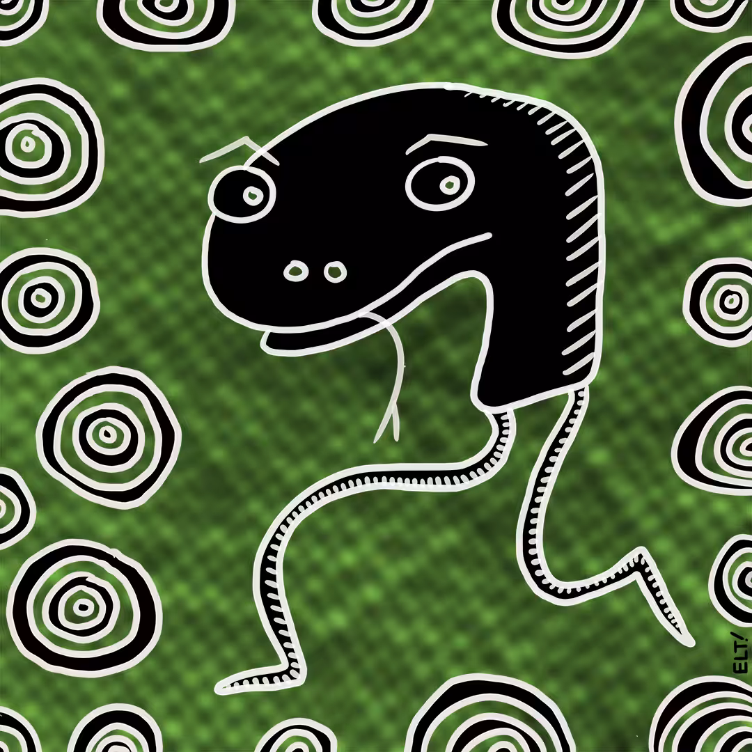 Snake Head on the Run