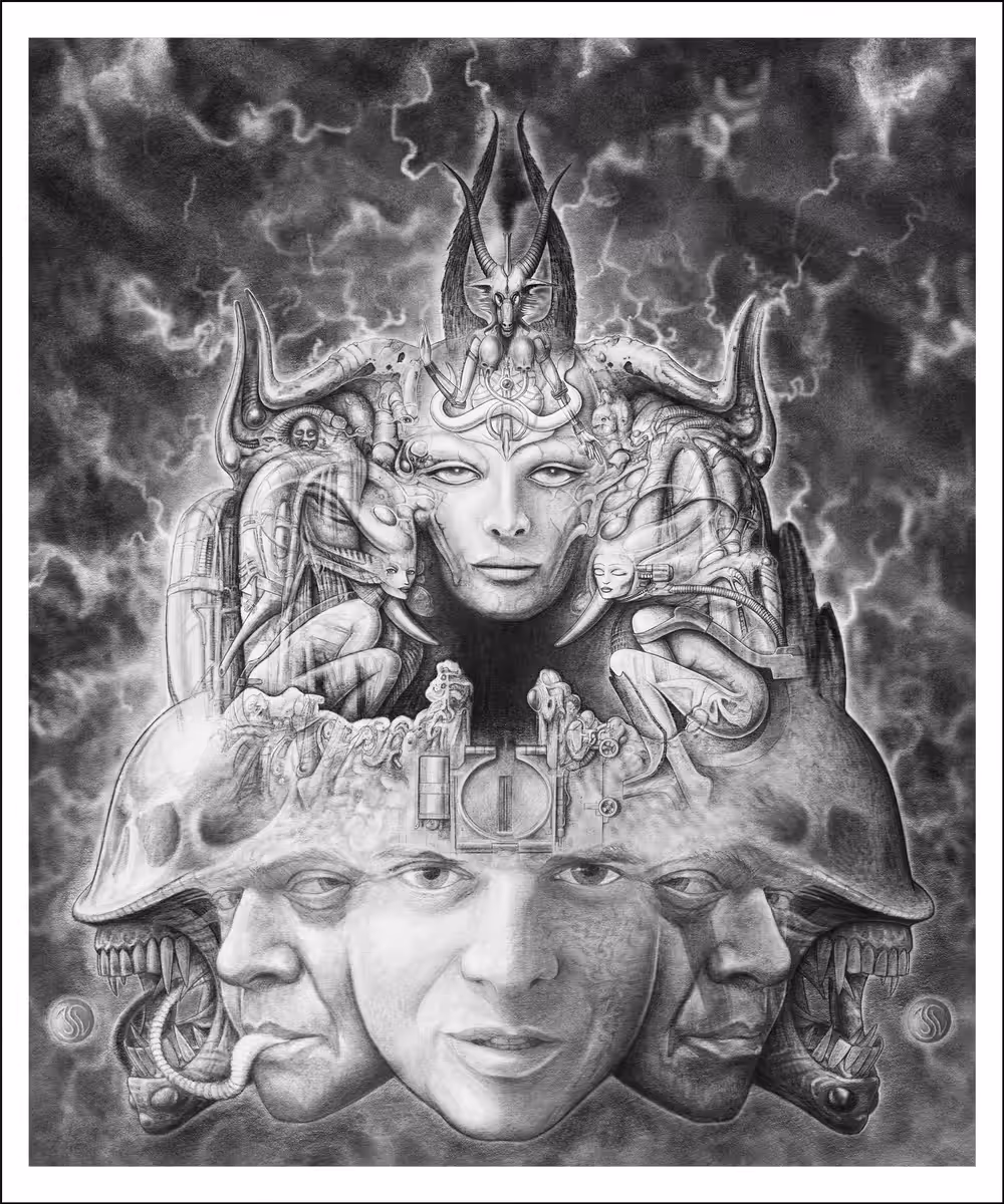 Portrait of H.R.Giger
