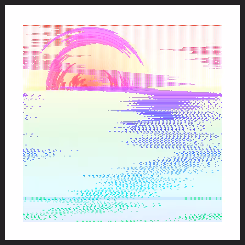 Glitch Acuarela #22