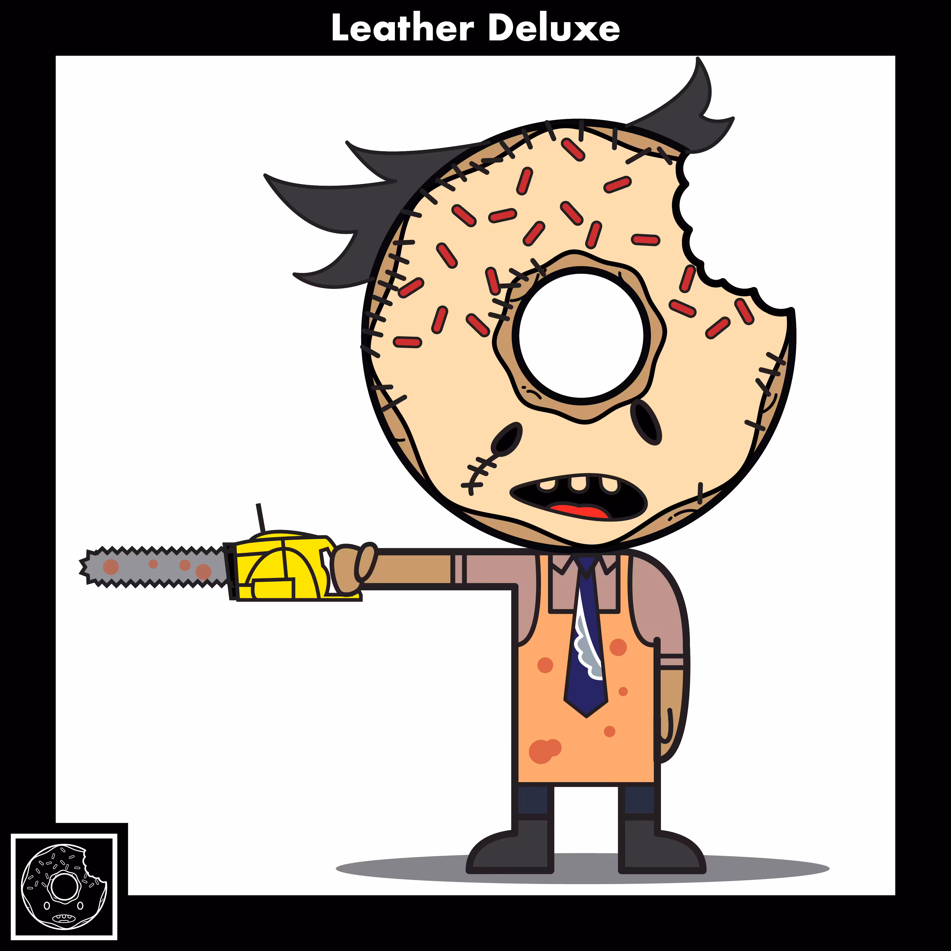 Leather Deluxe “DONUT HEADS” - #37