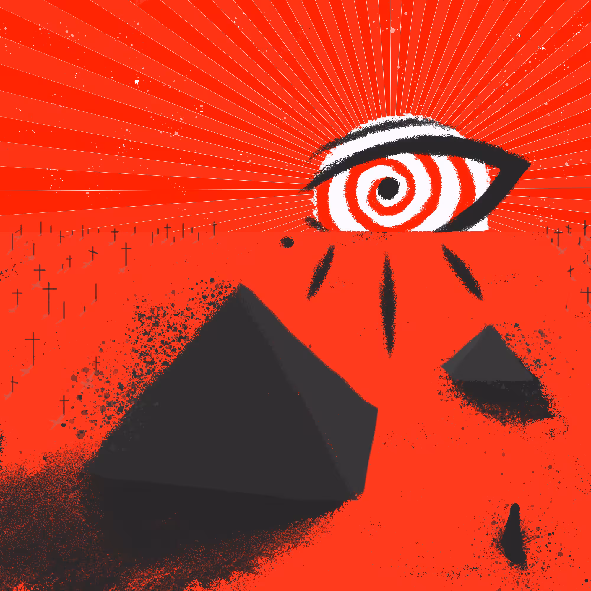 One eye on the Pyramids