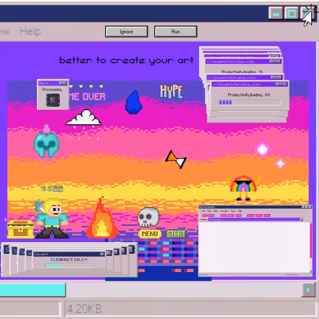 THE OLD SCHOOL DESKTOP