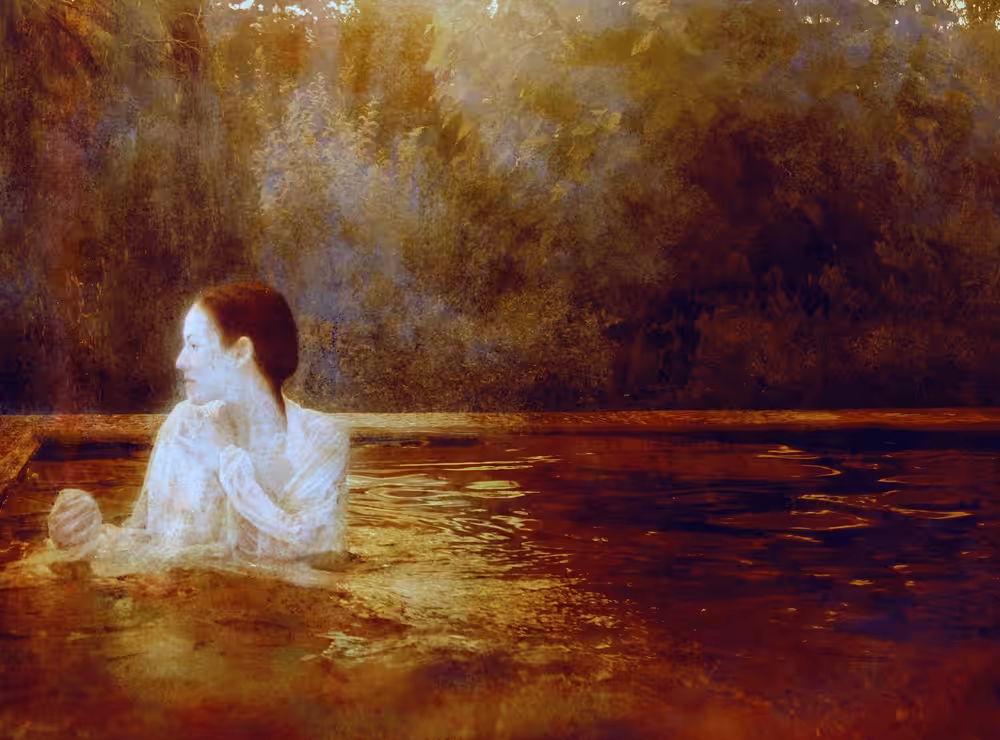 Golden fountain