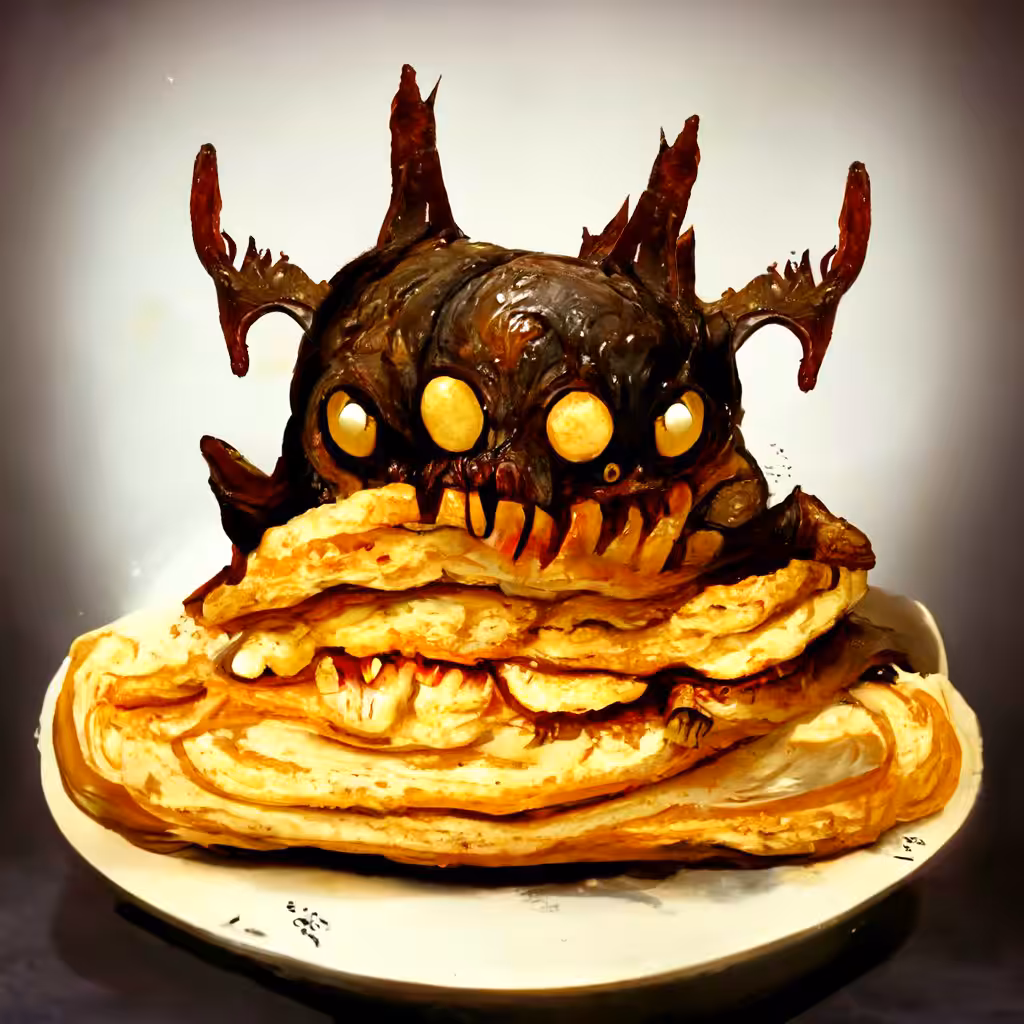 MA! something is eating the pancake!