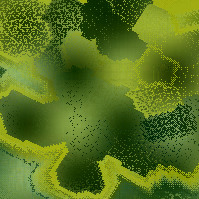 Littlecube Maps: Green Dithering #4