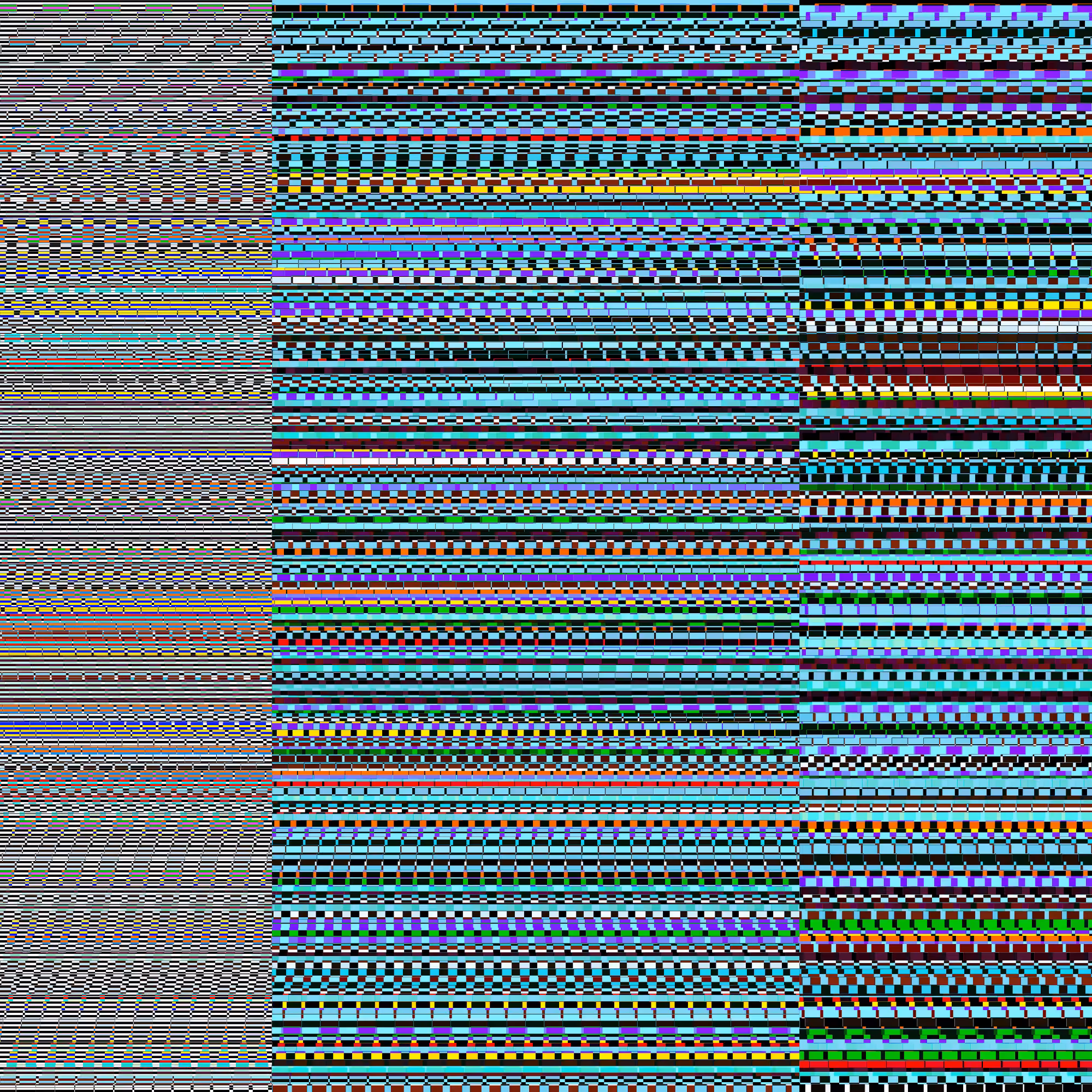 Glitchometry Stripes #6