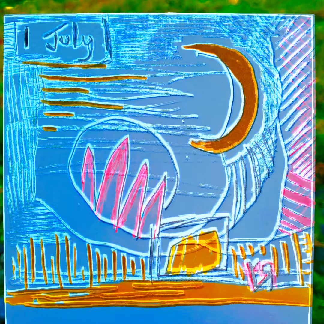 Post-Apocalypse ARTZ: "Moonlight Bay (Embossed)" by Richard F. Yates (Holy Fool)