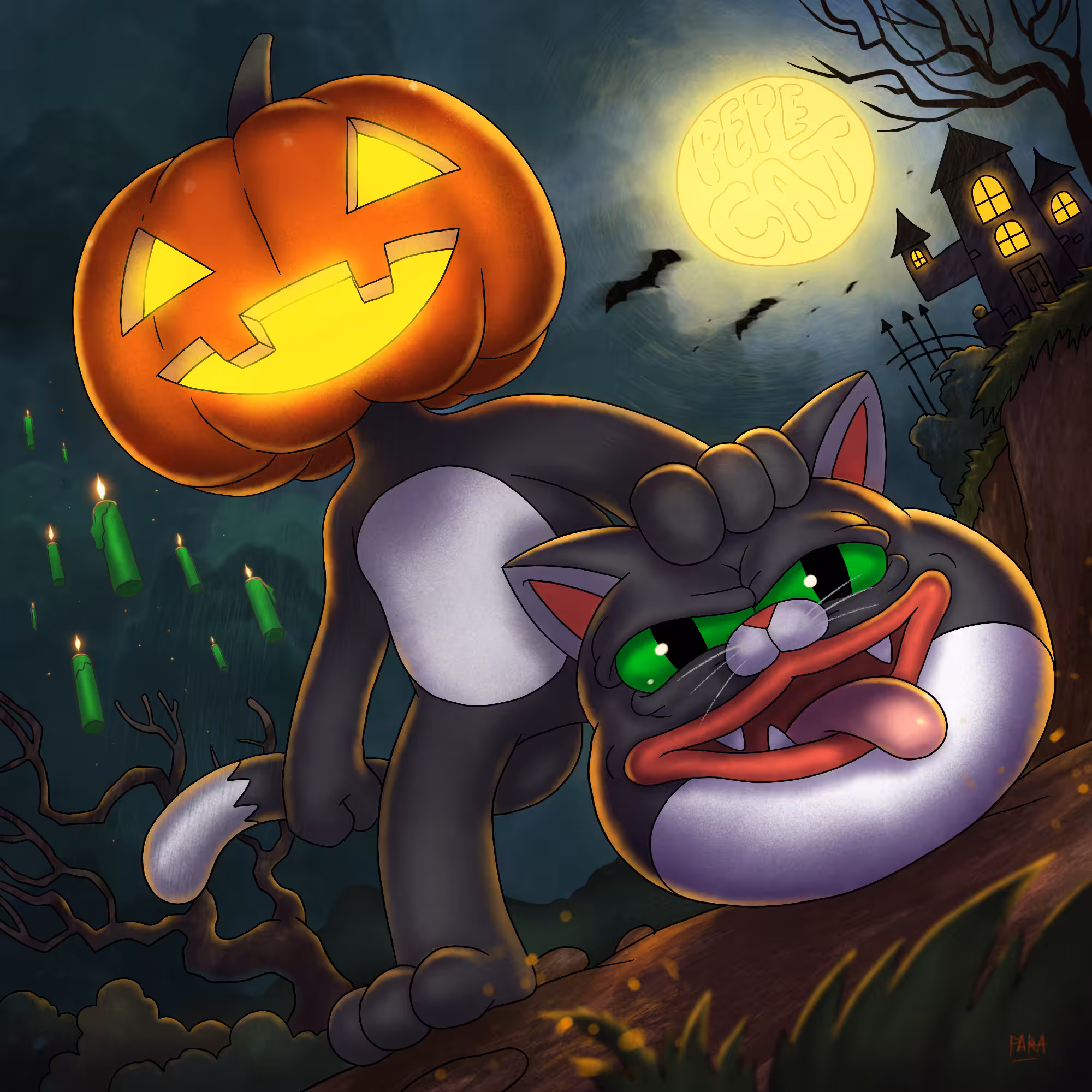 PEPECAT HALLOWEEN