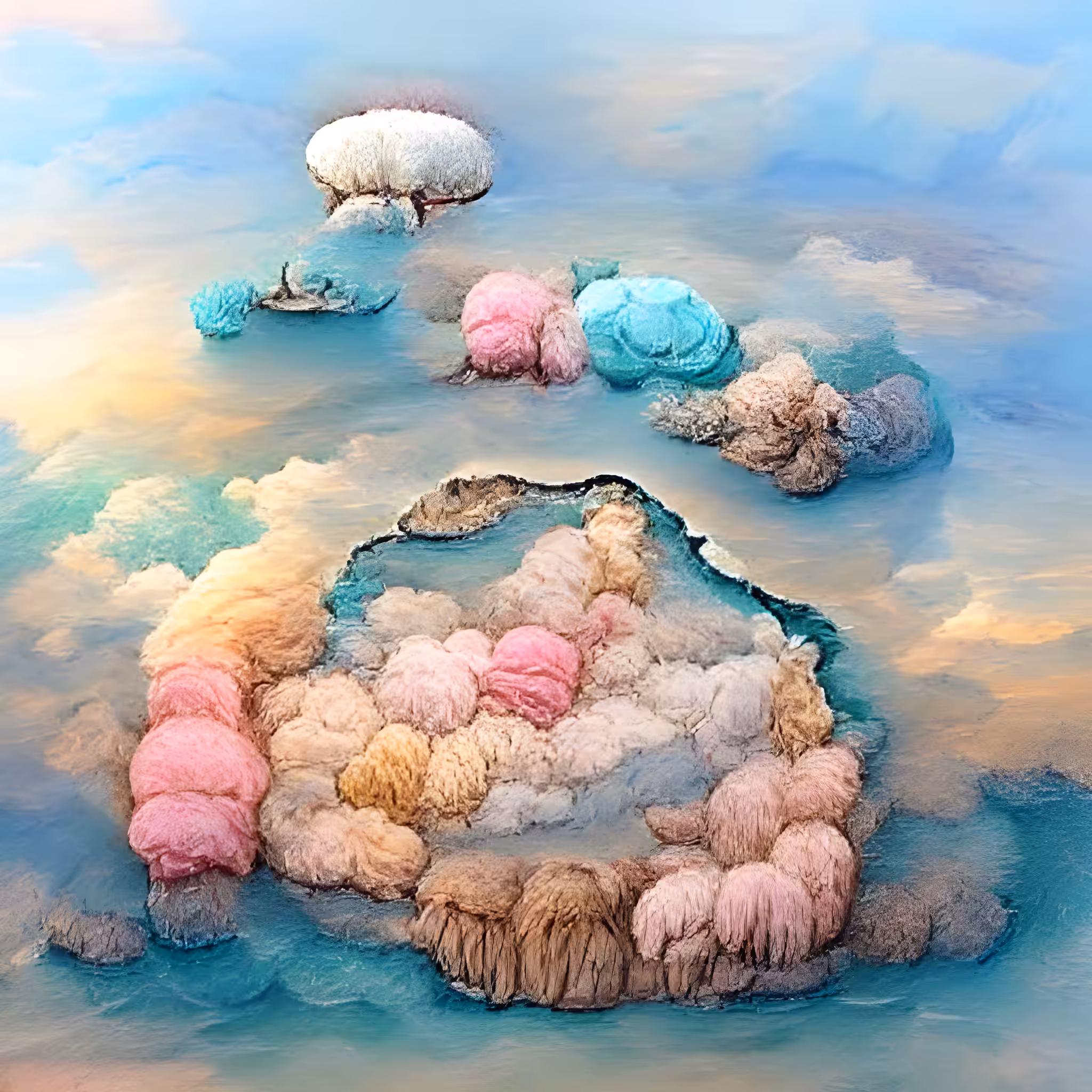 Cotton Candy Landscape #06