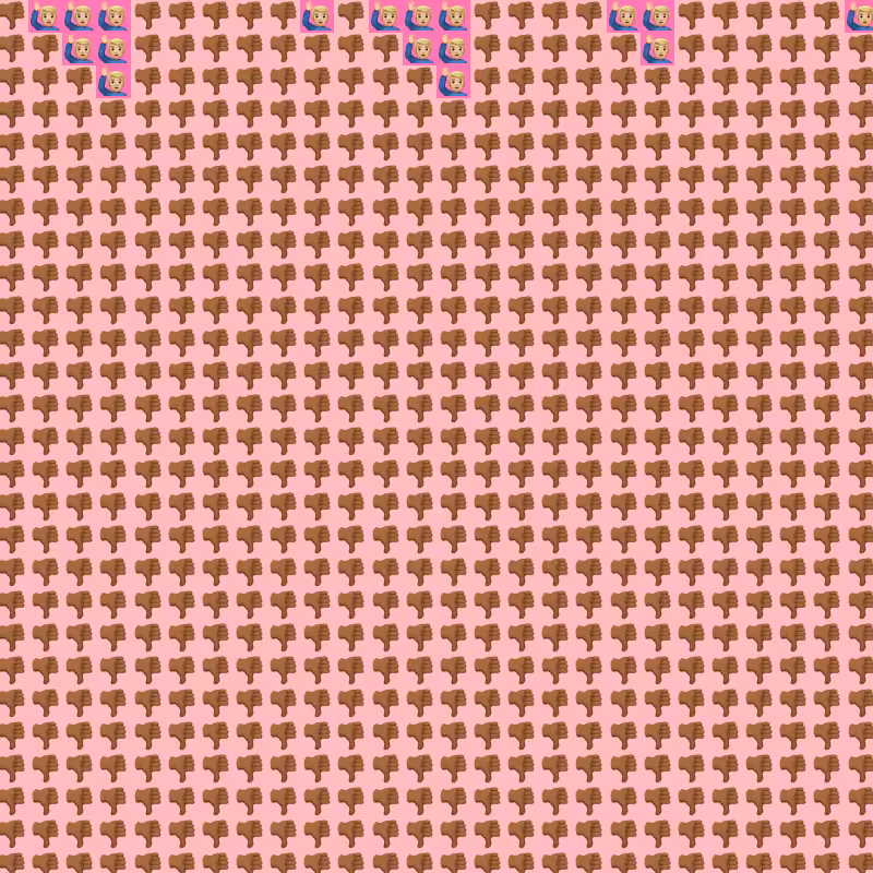 Elementary Cellular Emoji Automata #176