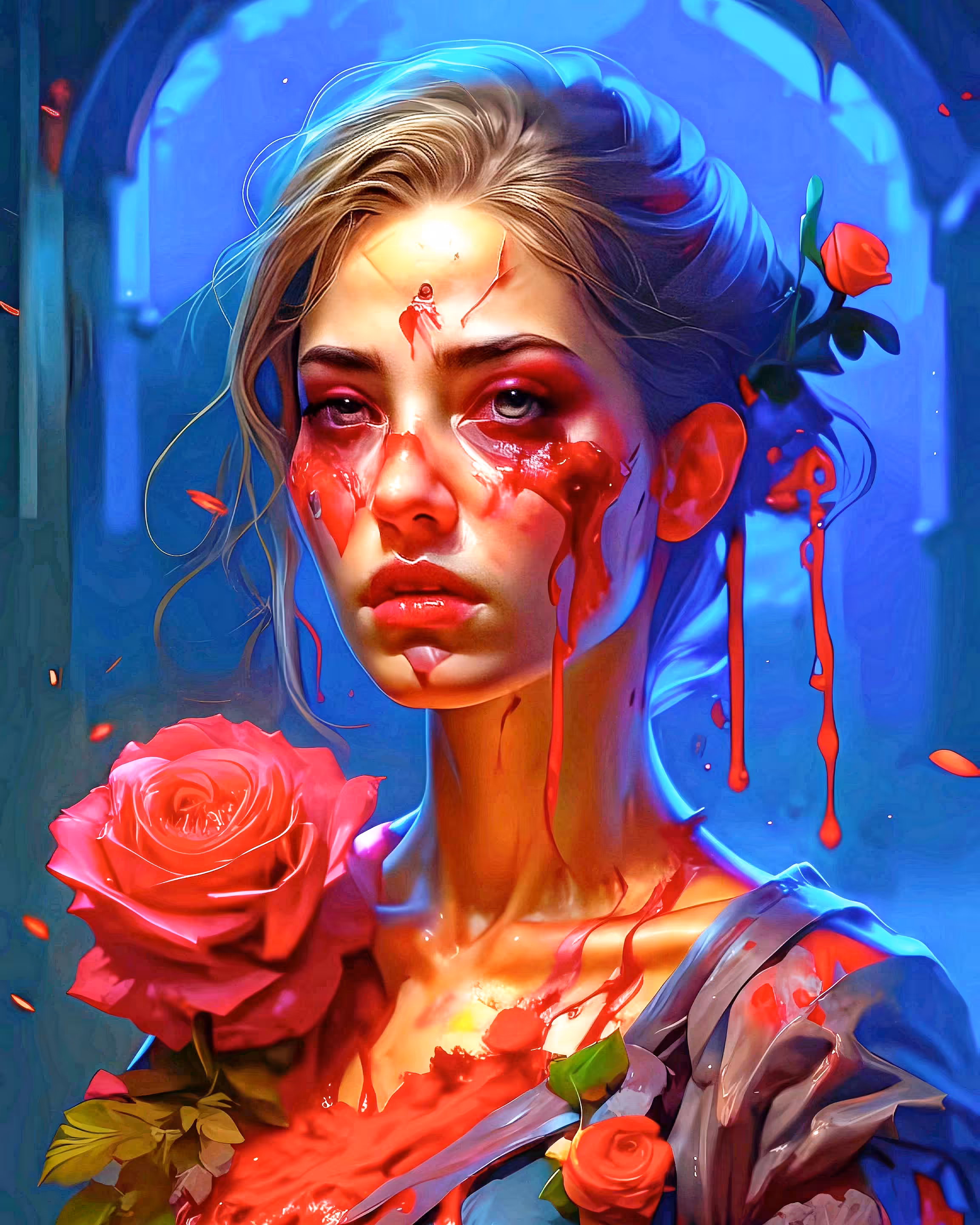 Scarlet flower