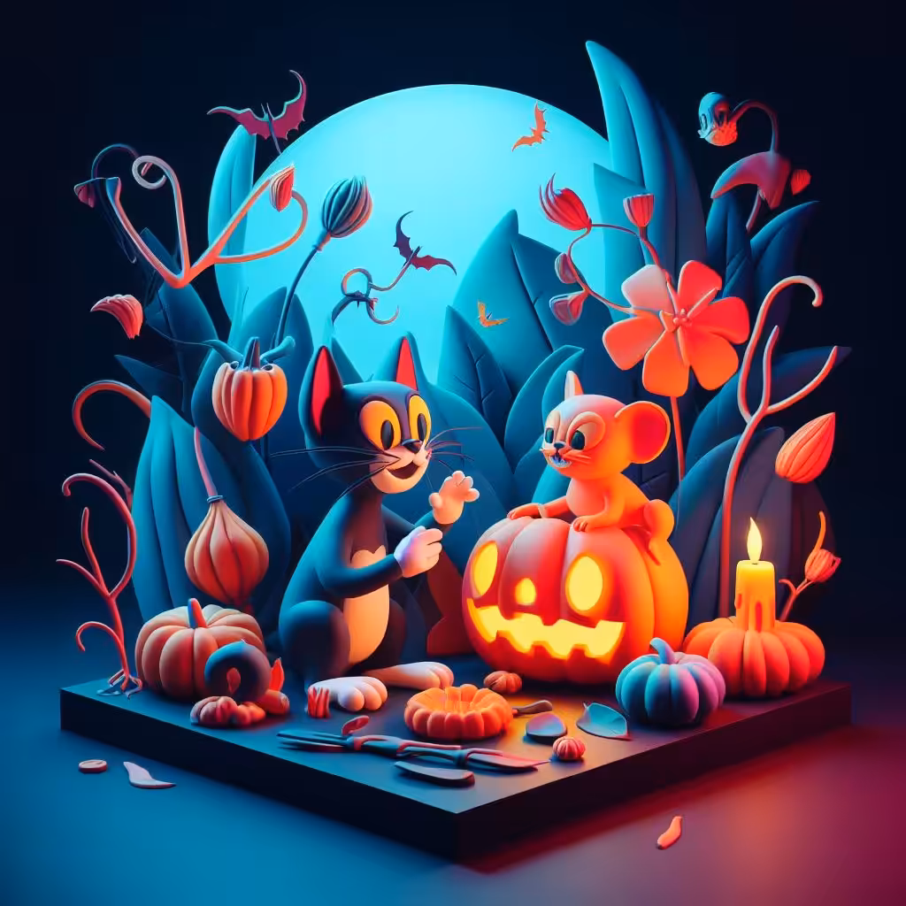 Halloween Tom and Jerry