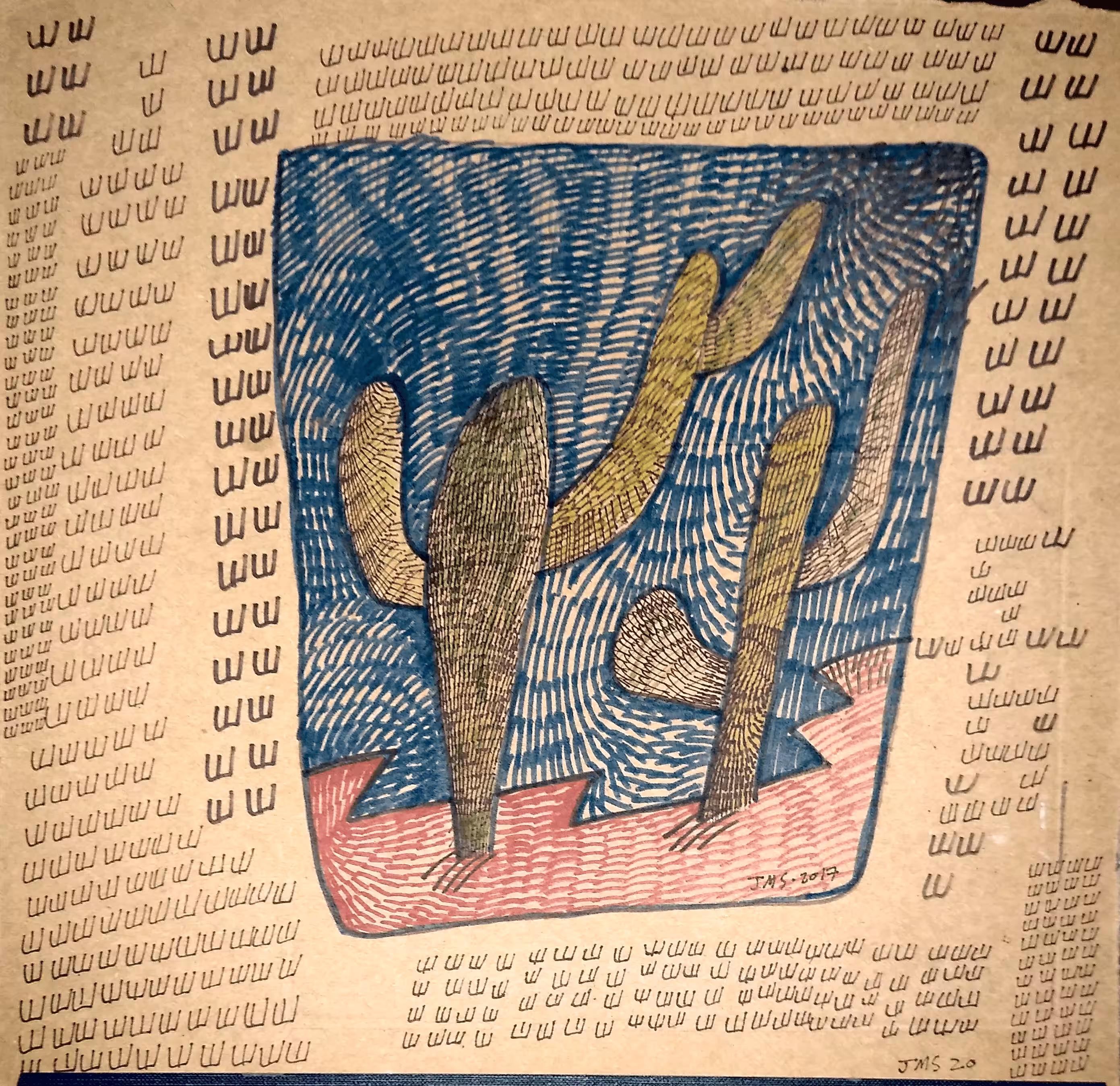 Cactus Comix - Jon Sarkin #046-BK
