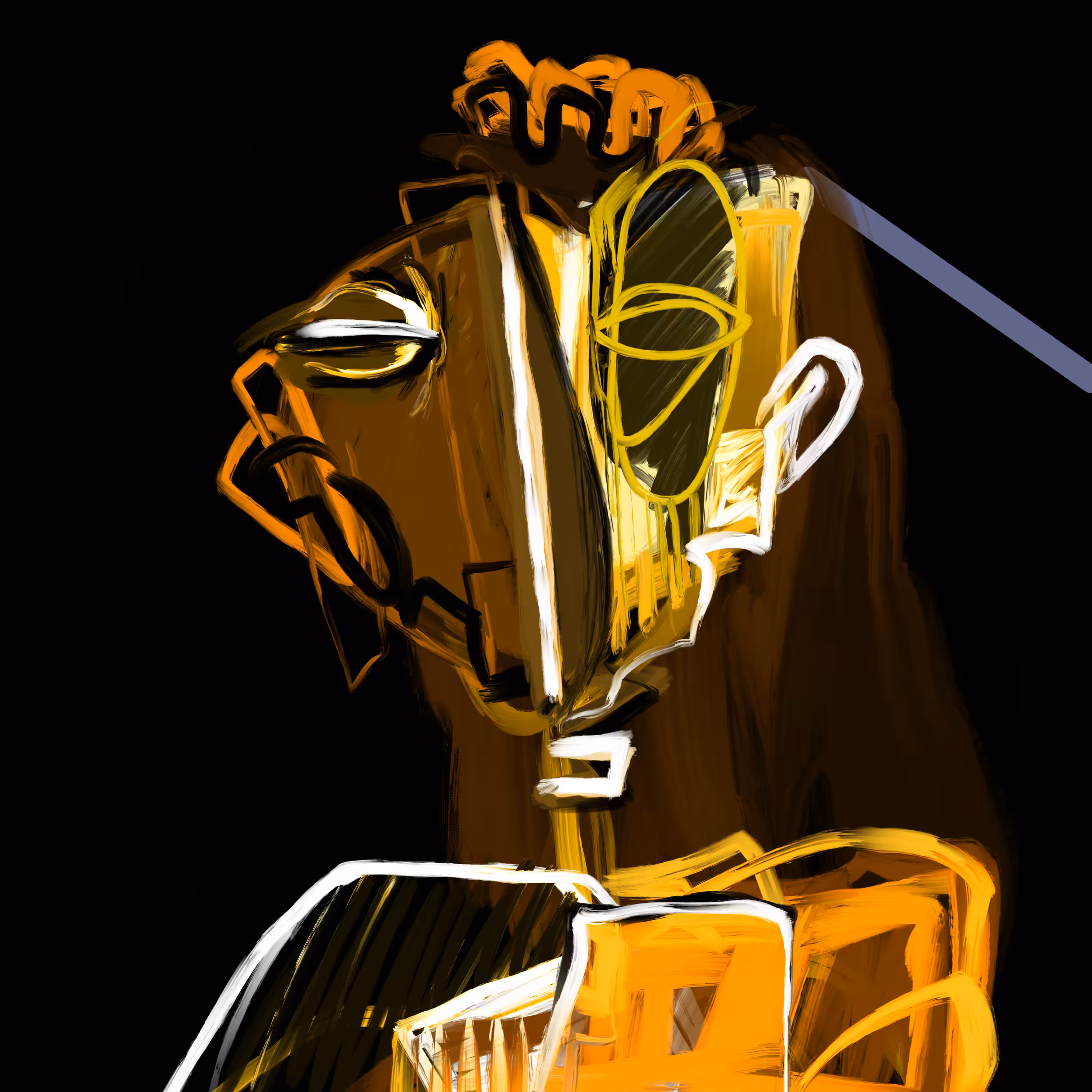 The Unknown Painter (Gold) #4