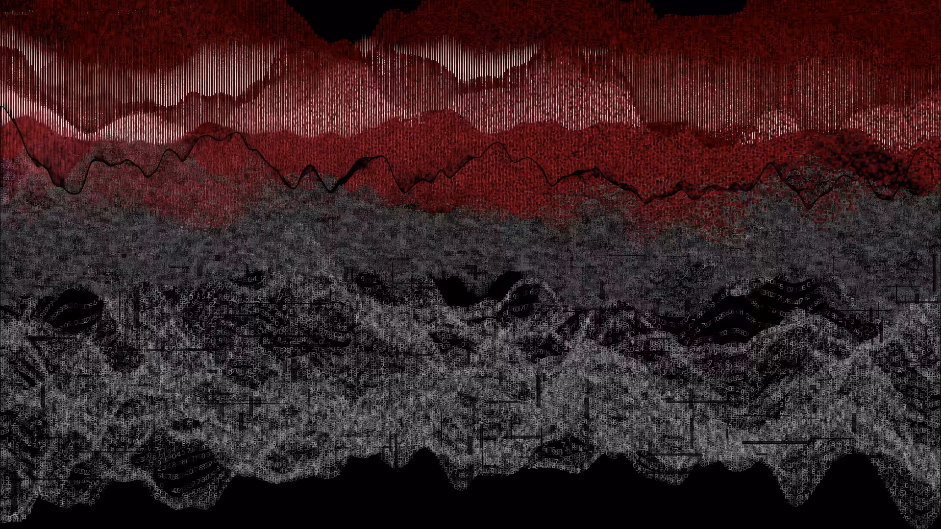 Pixel rain in a data landsacape #165