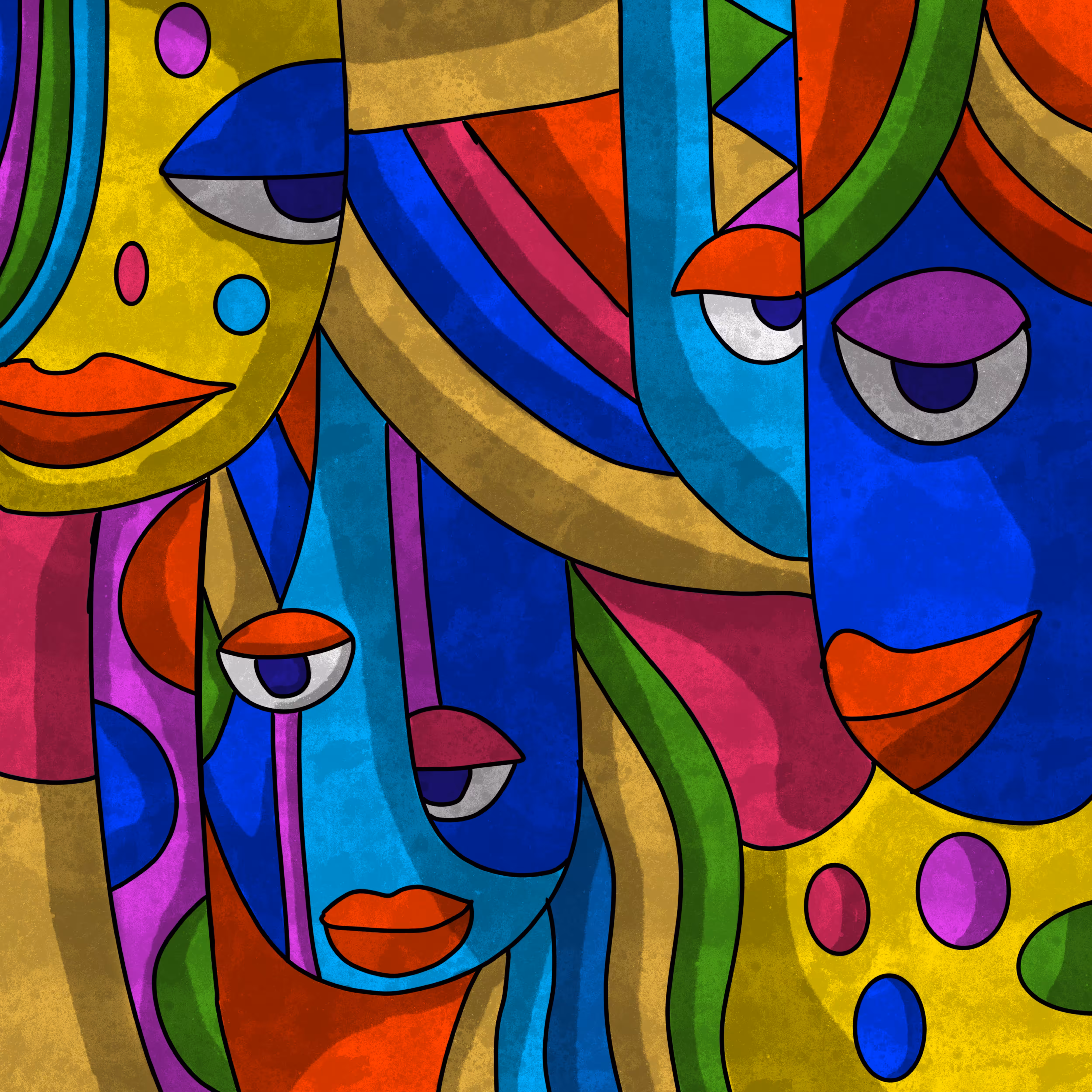 Abstract of a thousand faces 007