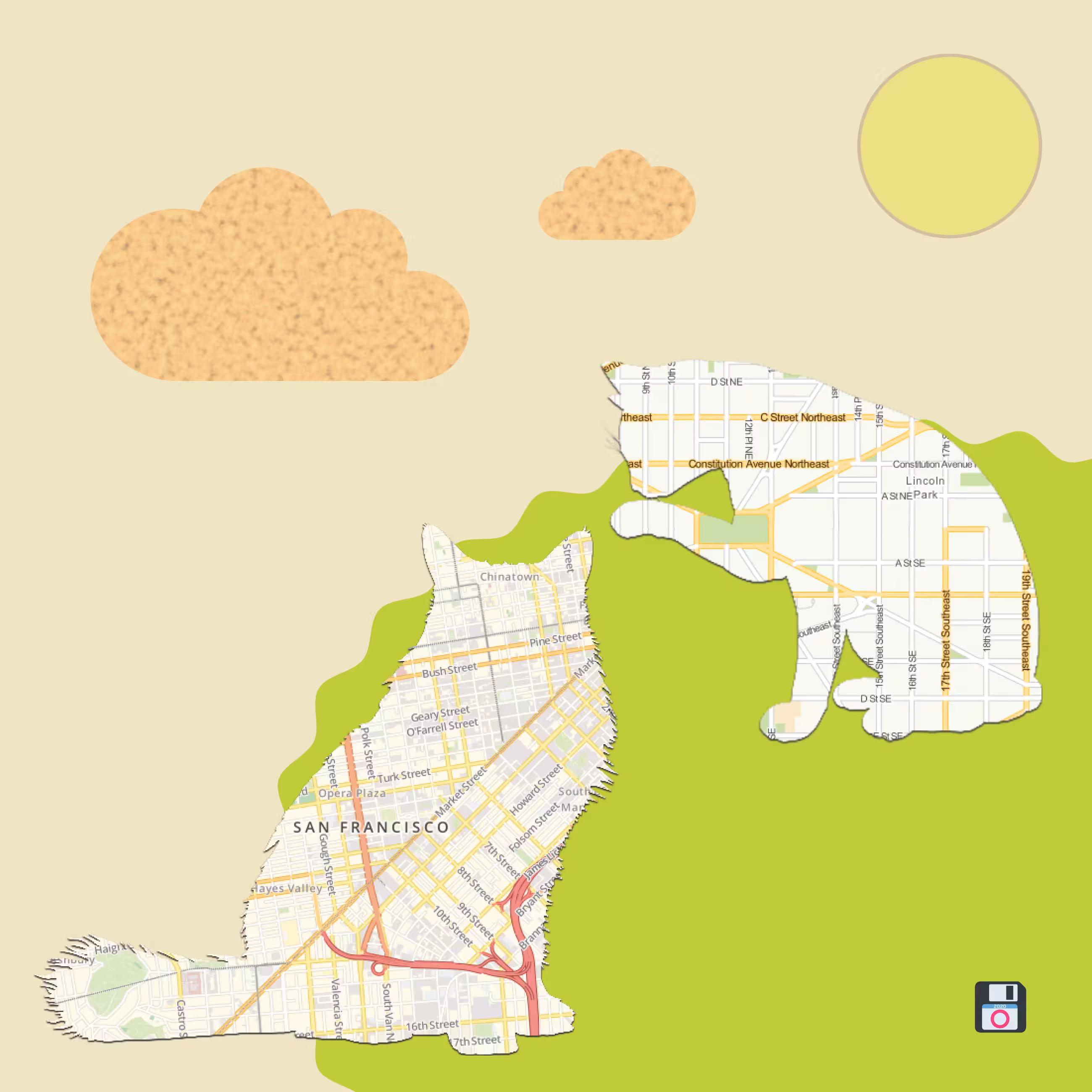 CATMAP WEST/EAST USA