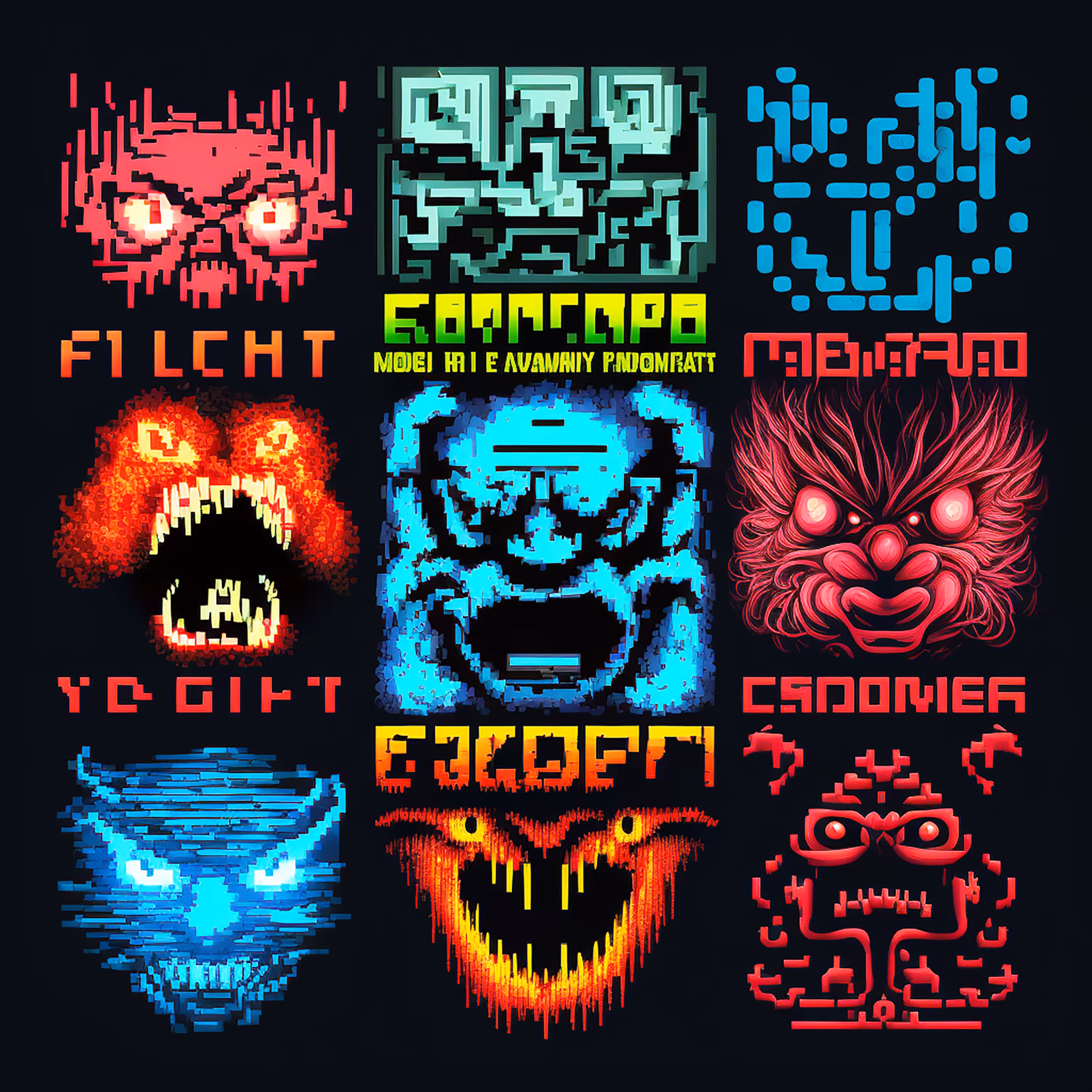 Pixel Game Posters #194