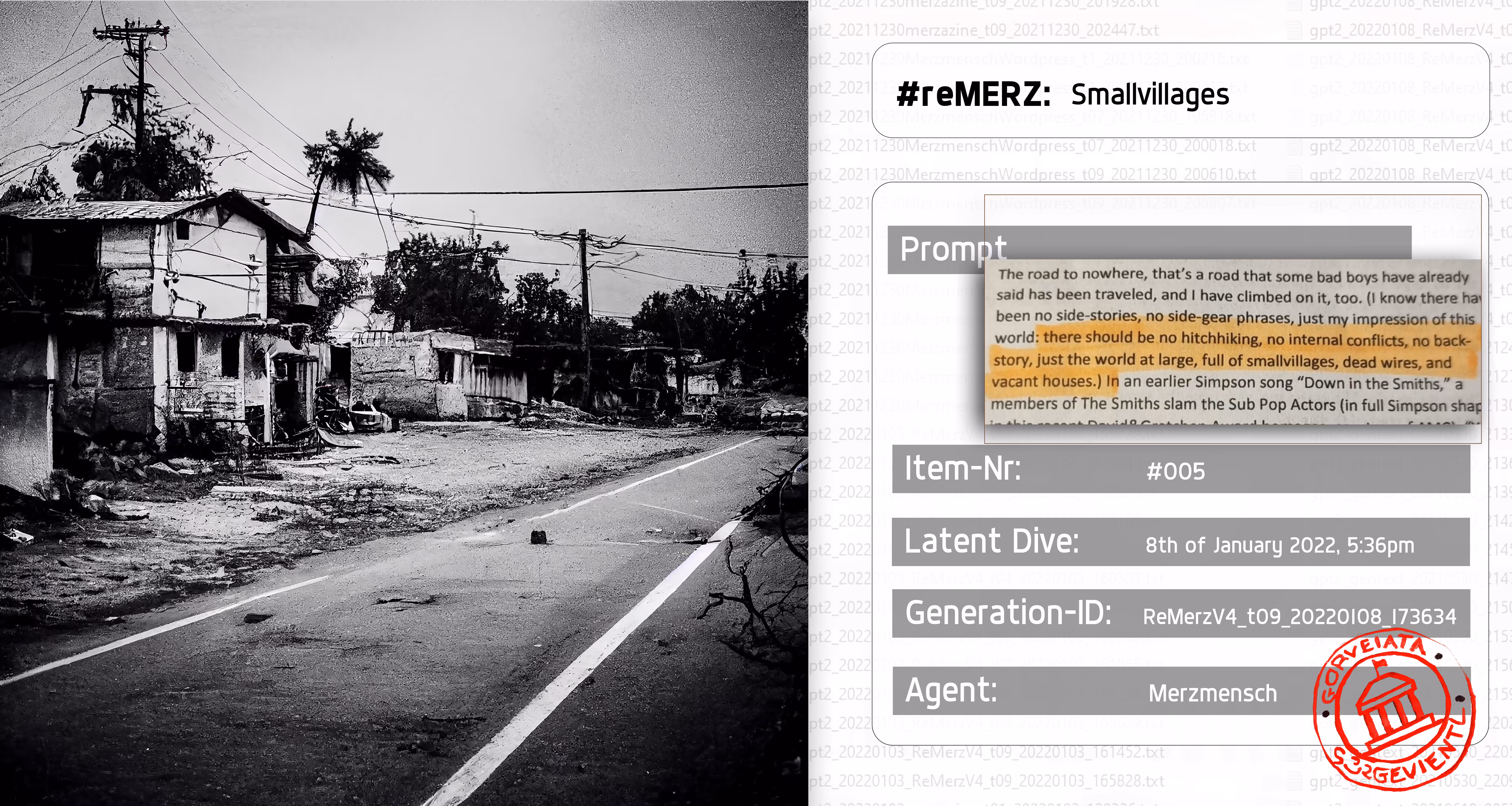 #reMERZ: Smallvillages