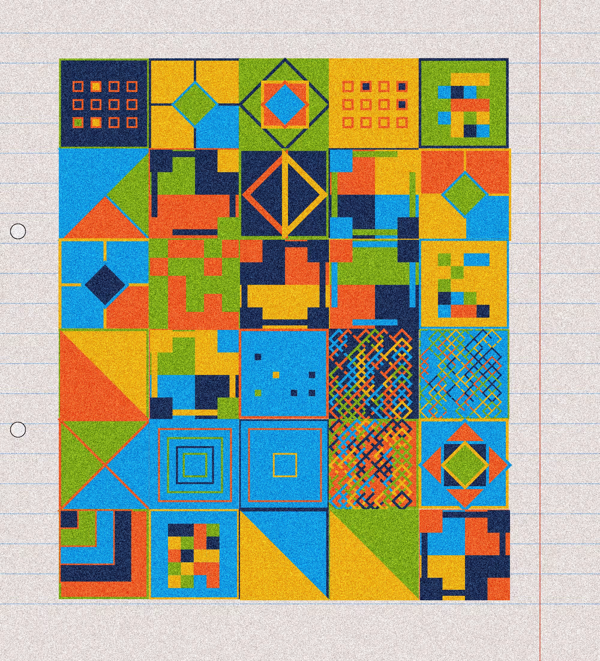 sketchbook page 8: annoying grid #15