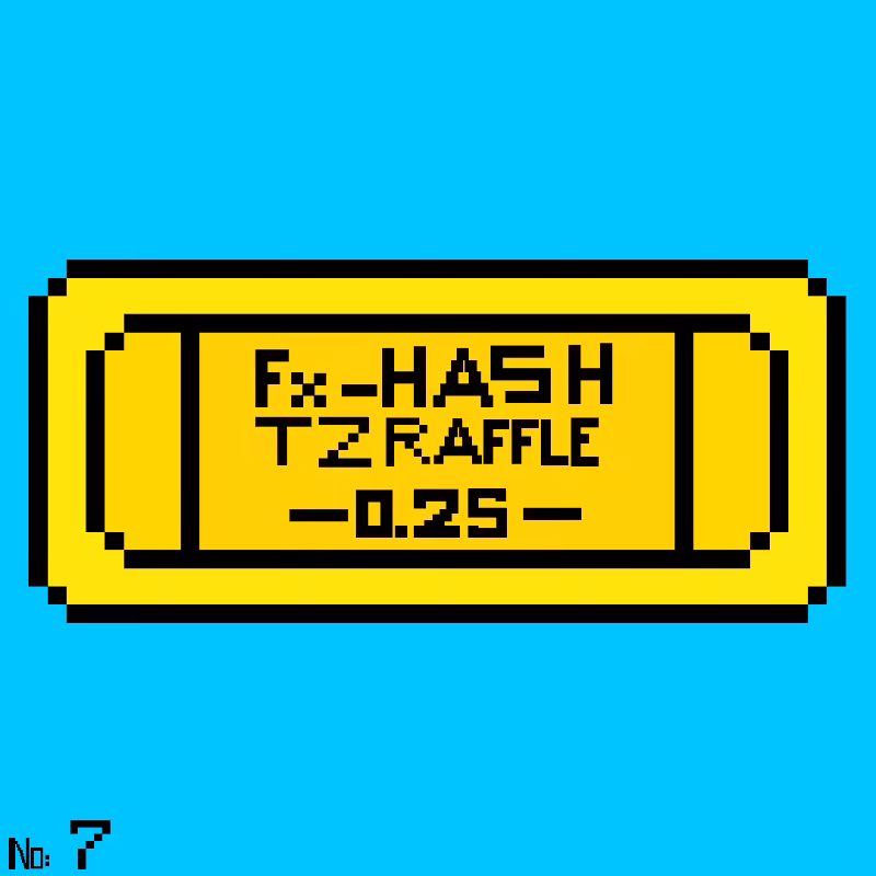 Tezos Raffle Ticket 2 #5