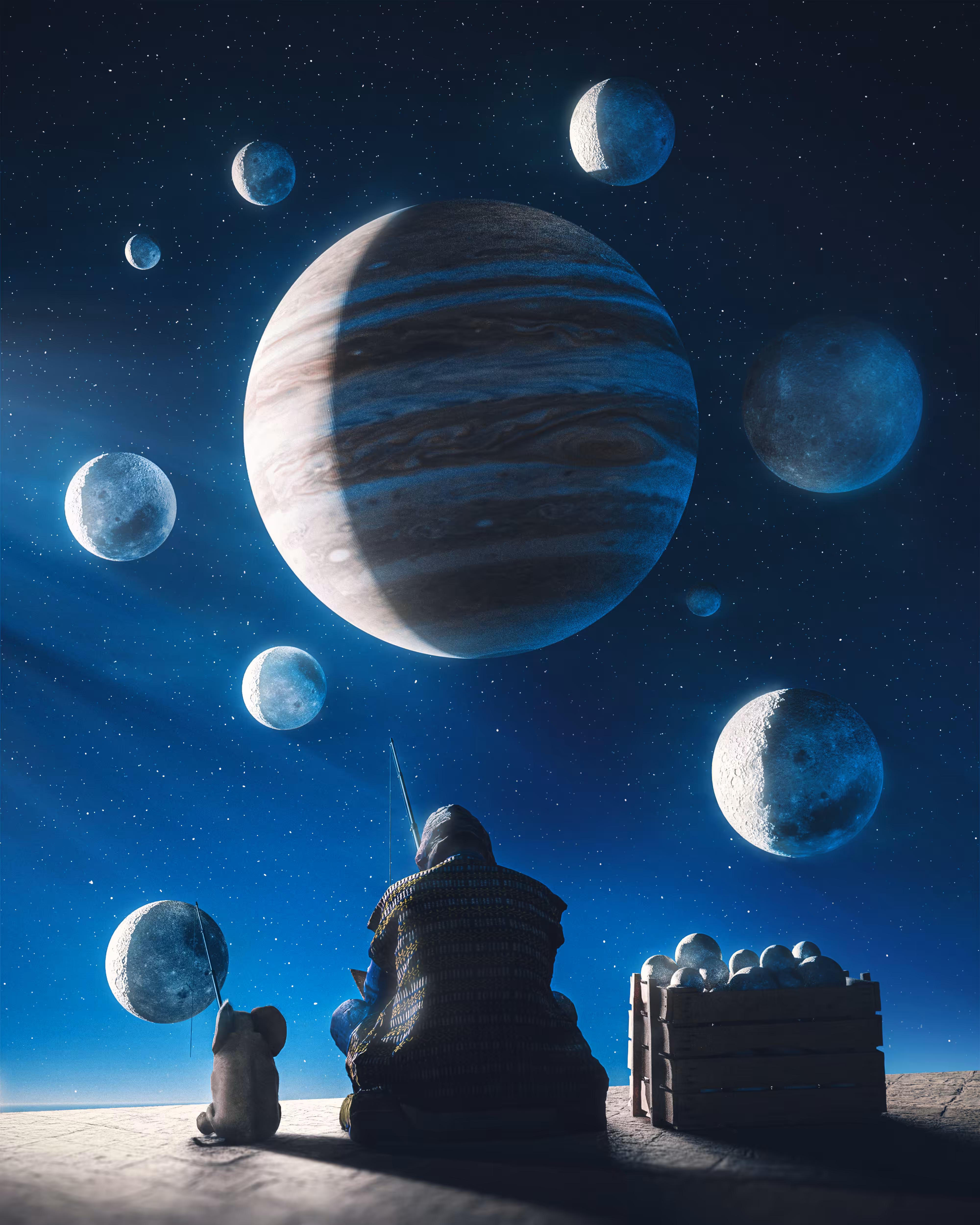 Moon fishing