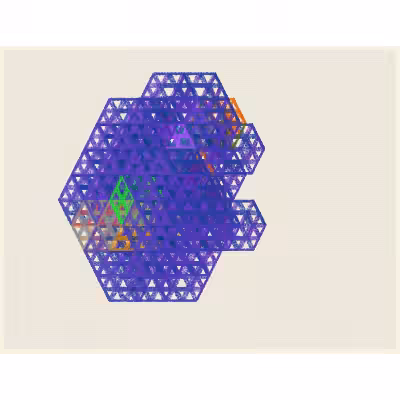 Brutalist Mesh Paintings #9