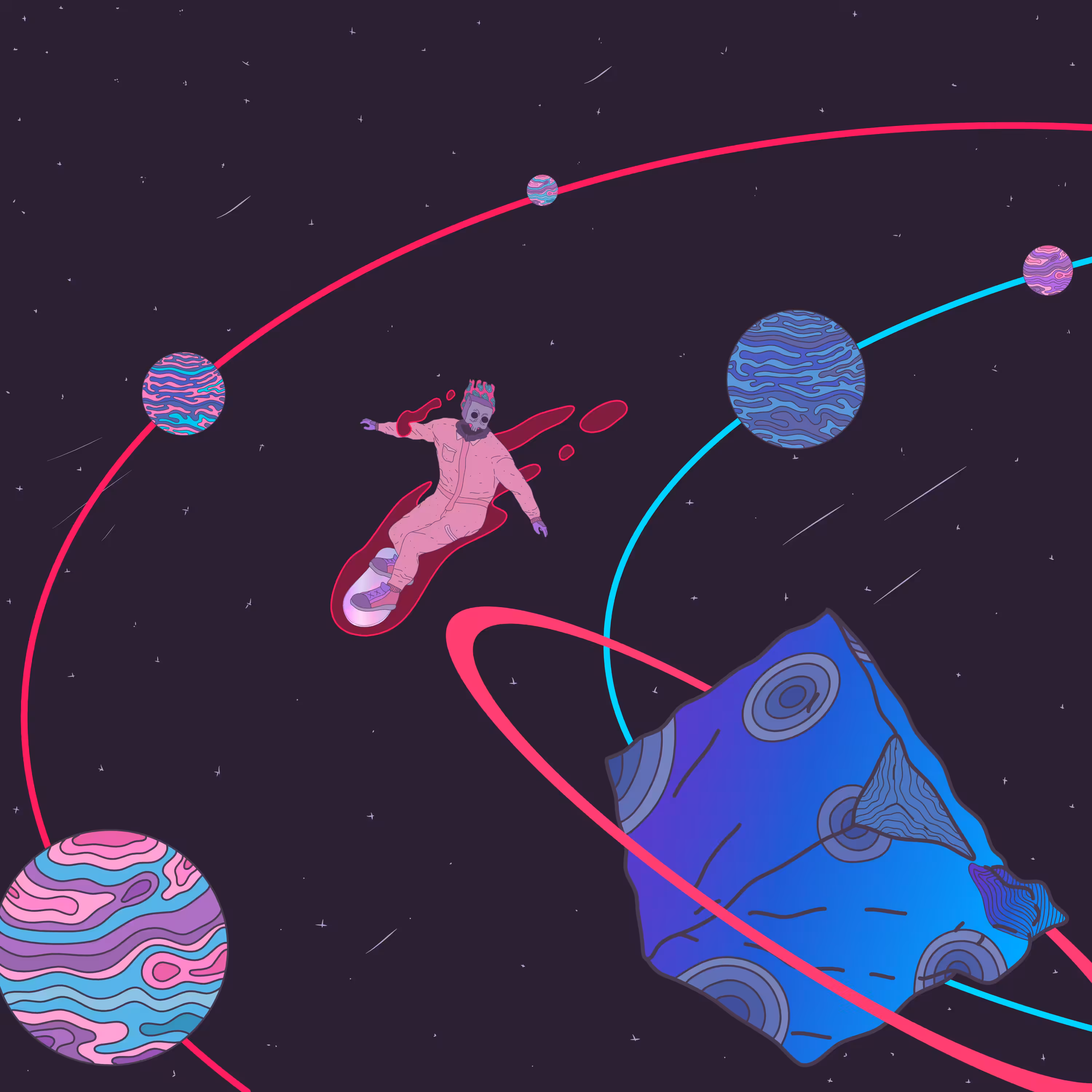 Through the Space and Time