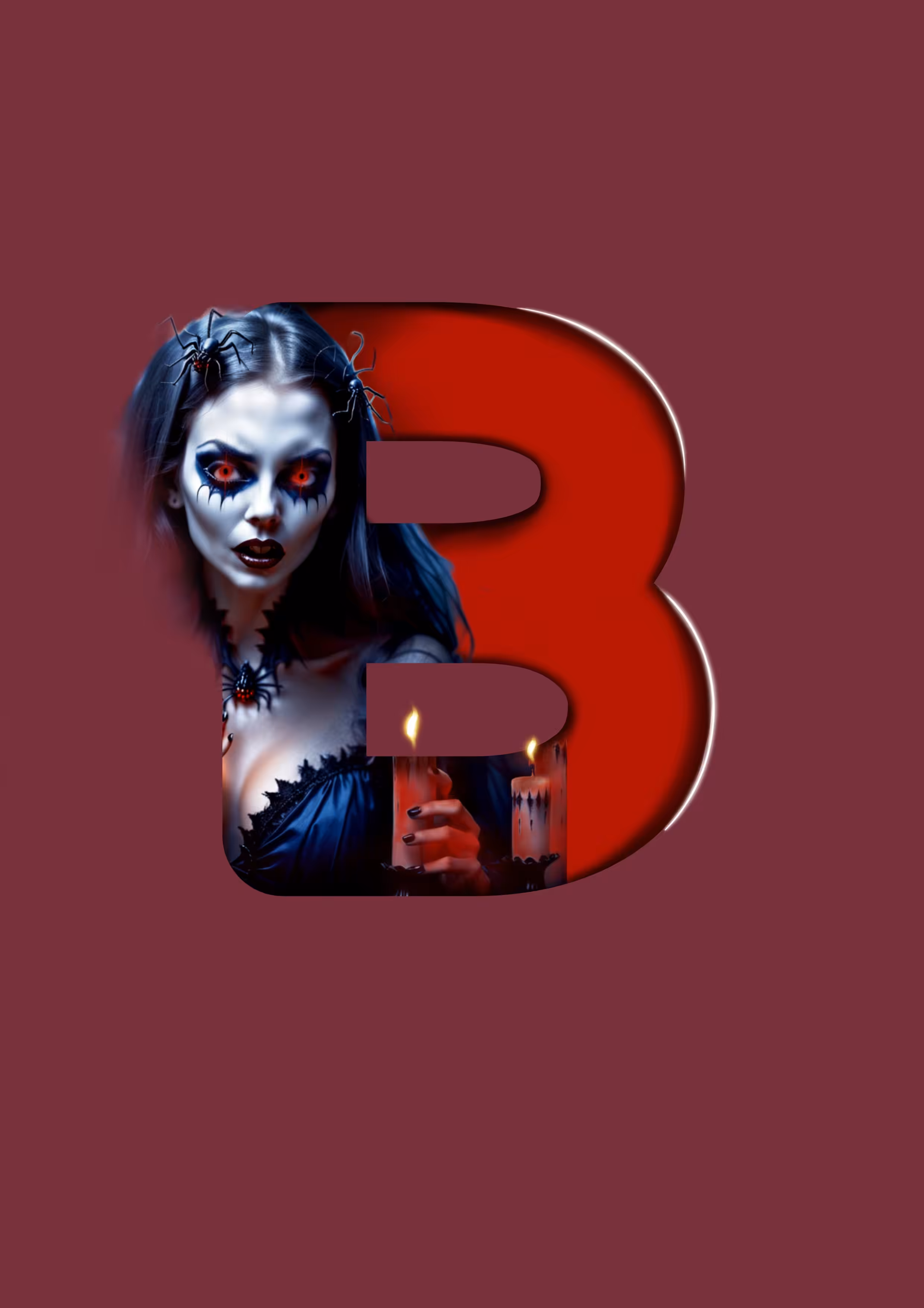 B
