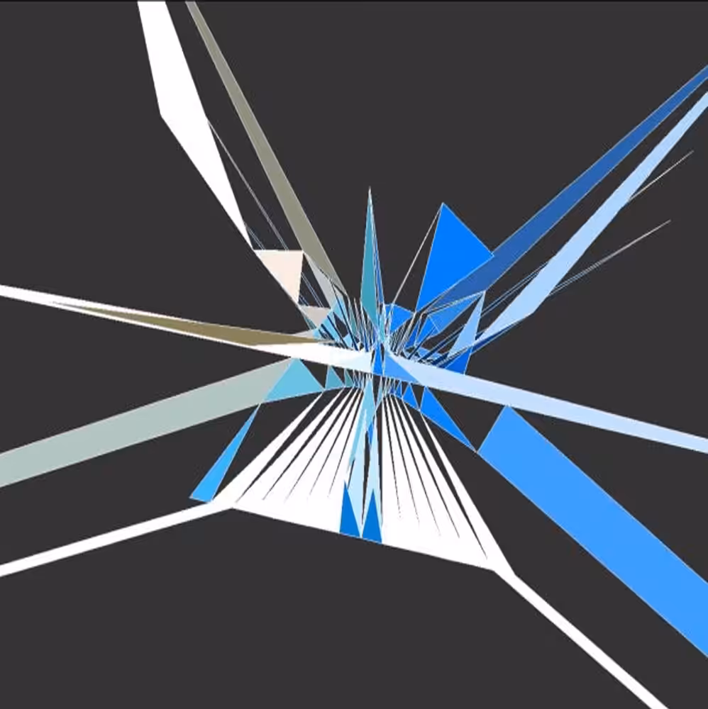 Lissajous Blue/Orange No.20