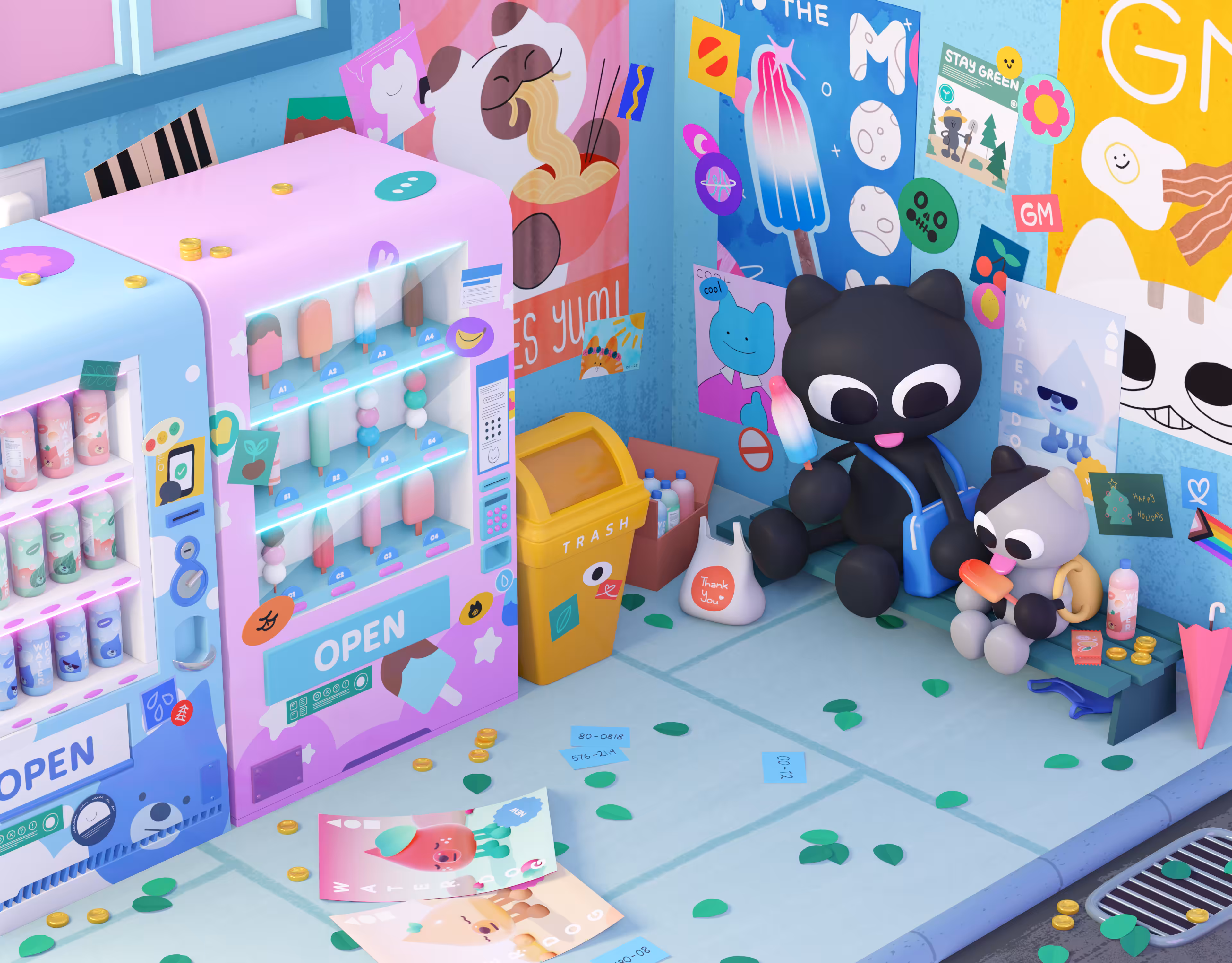 Sticker Book Summer