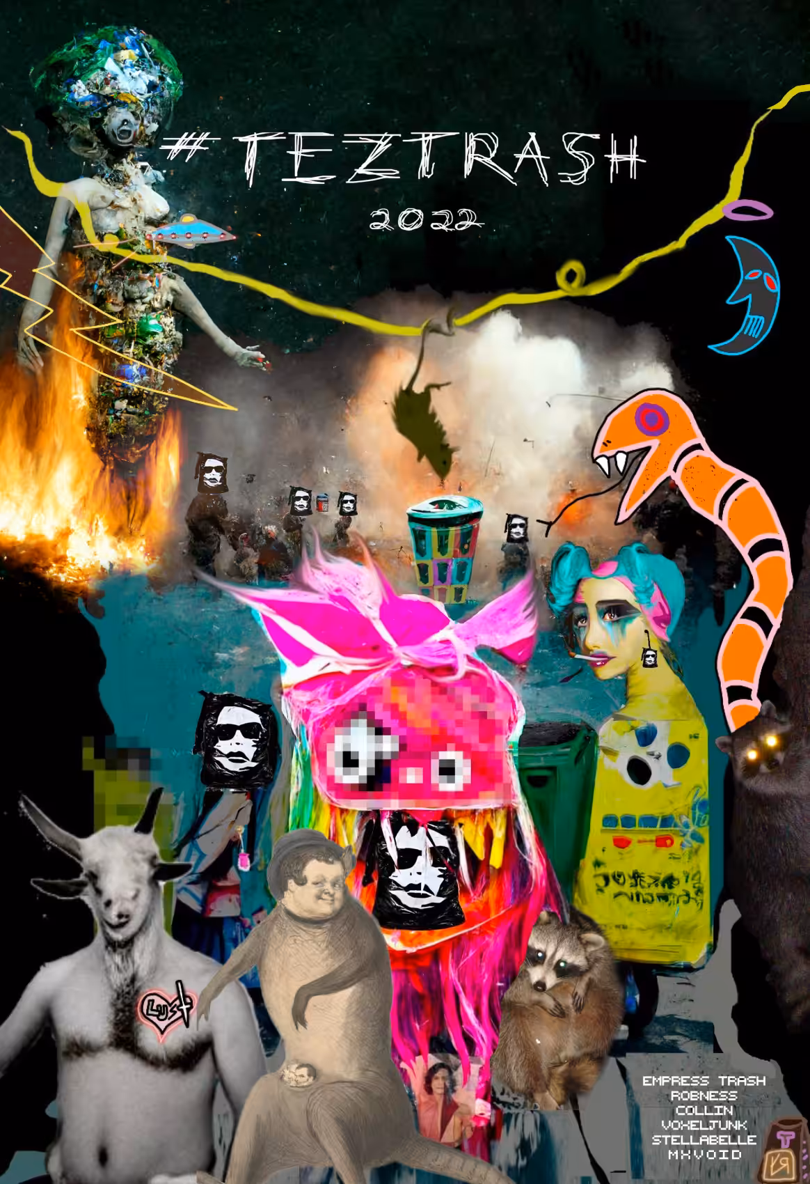 #TezTrash 2022 Collab Poster (MxVoid Remix)
