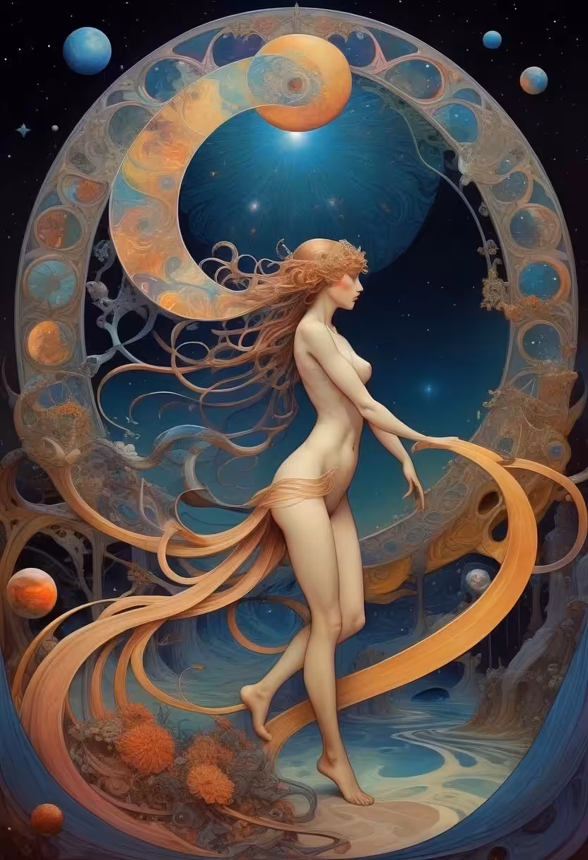Art in the Age of AI: Starry Night Fantasy