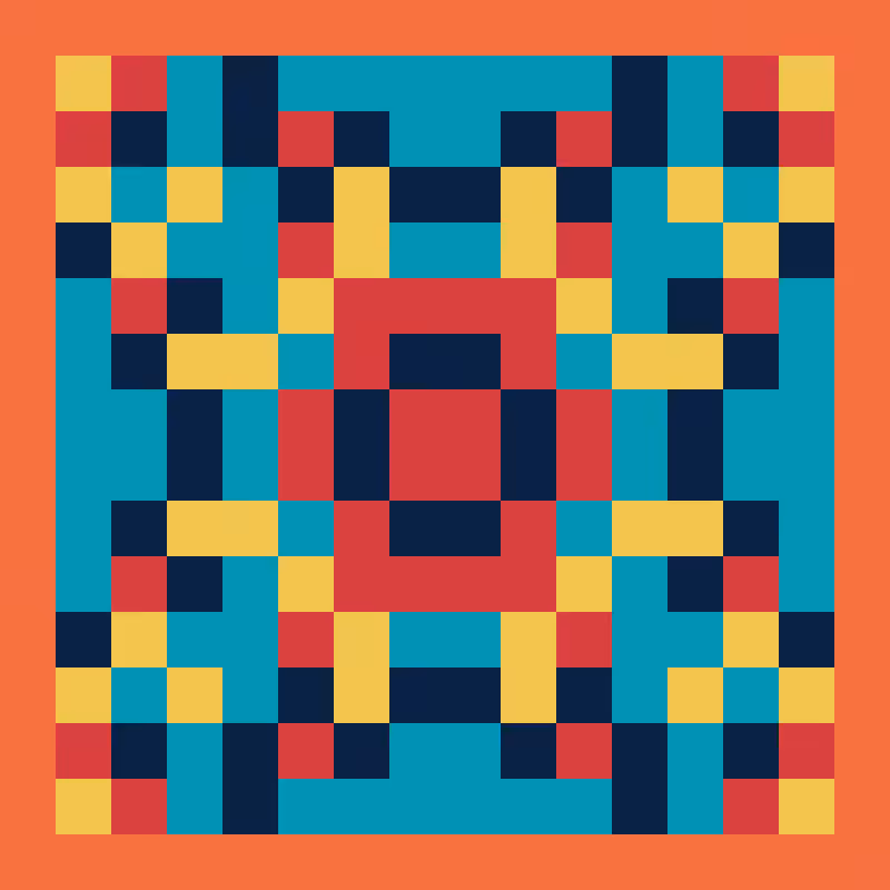 Pixel Mandala #52