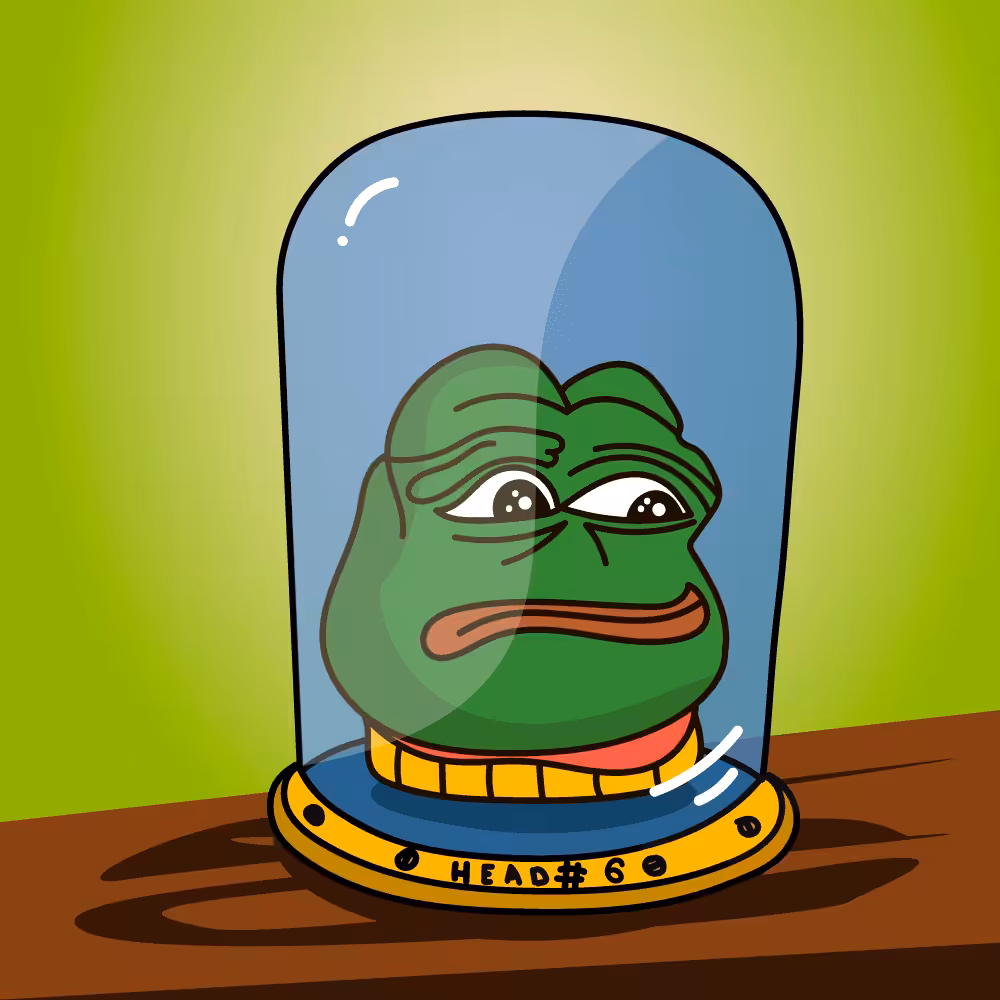 HashHead #6 Pepe Frog
