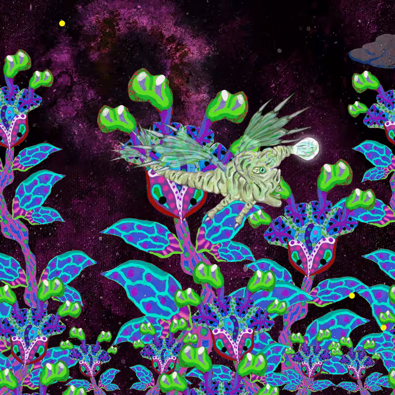 Fireflies and Flower Gardens #165