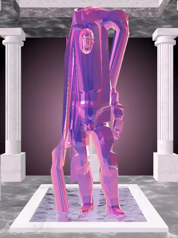 HeavenComputer: The Fragmented Excited Magnetic Magenta Man #4442