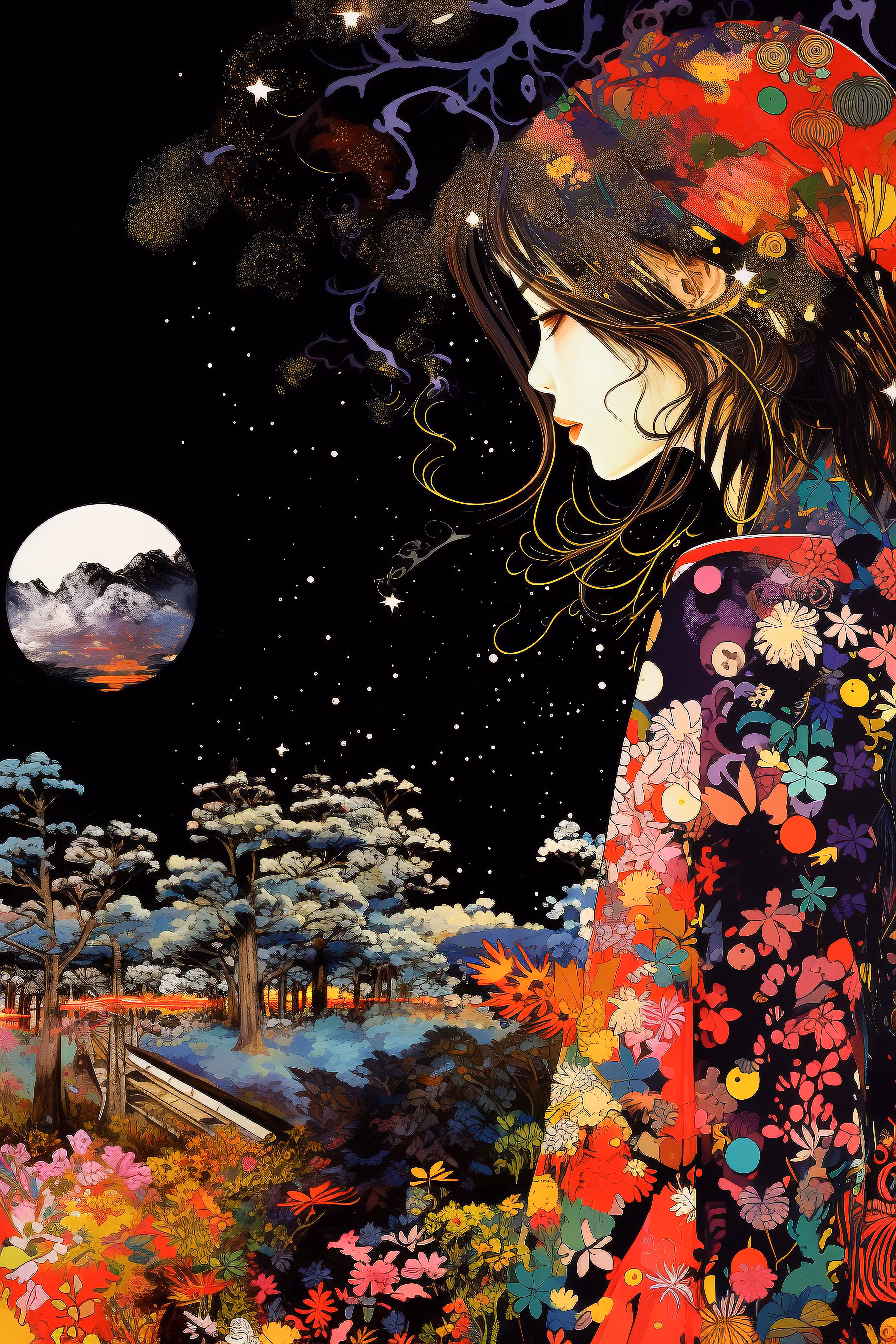 I think of you when you look at the moon #1